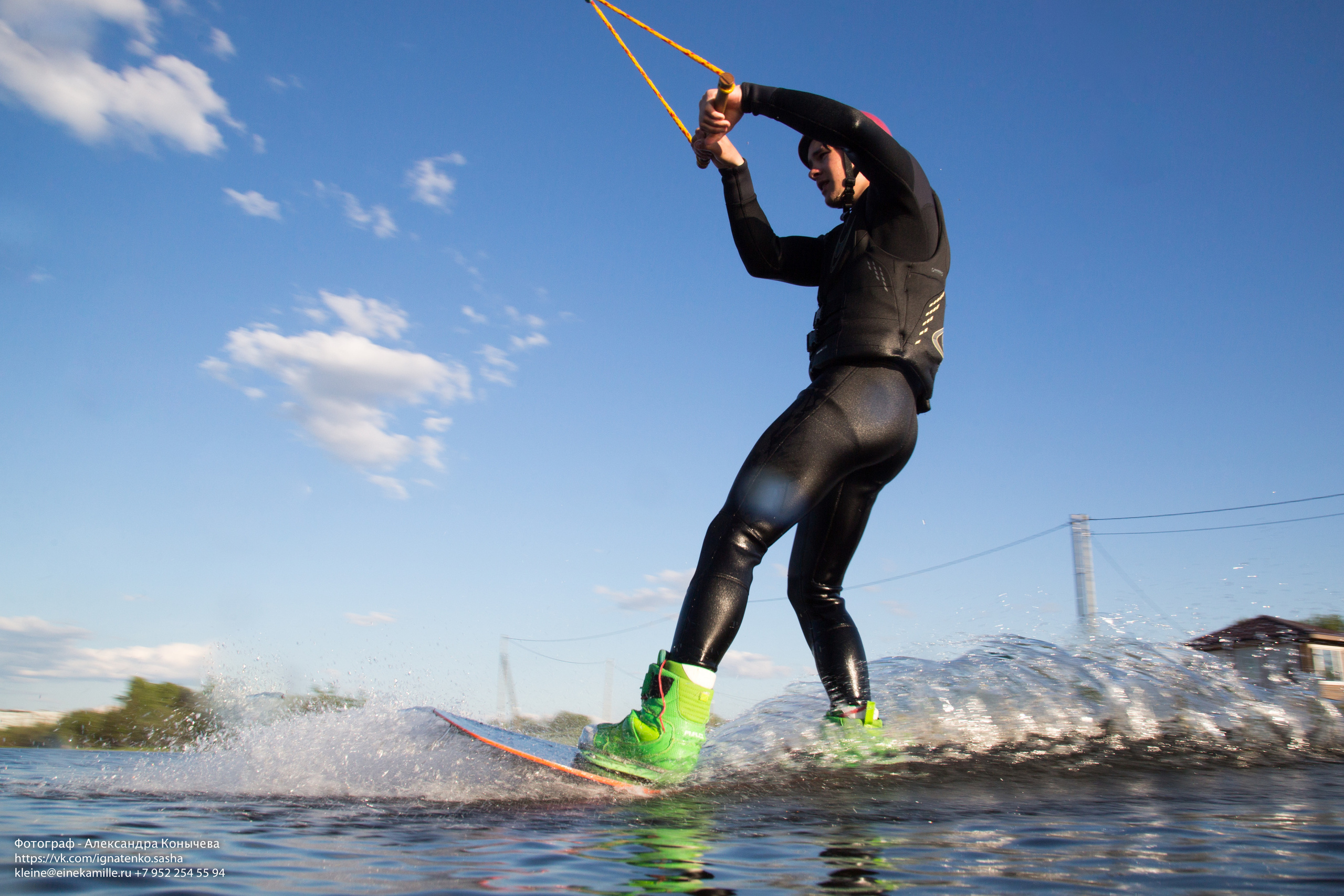 Вейкбординг. Репортаржный фотограф в Архангельске Александра Конычева