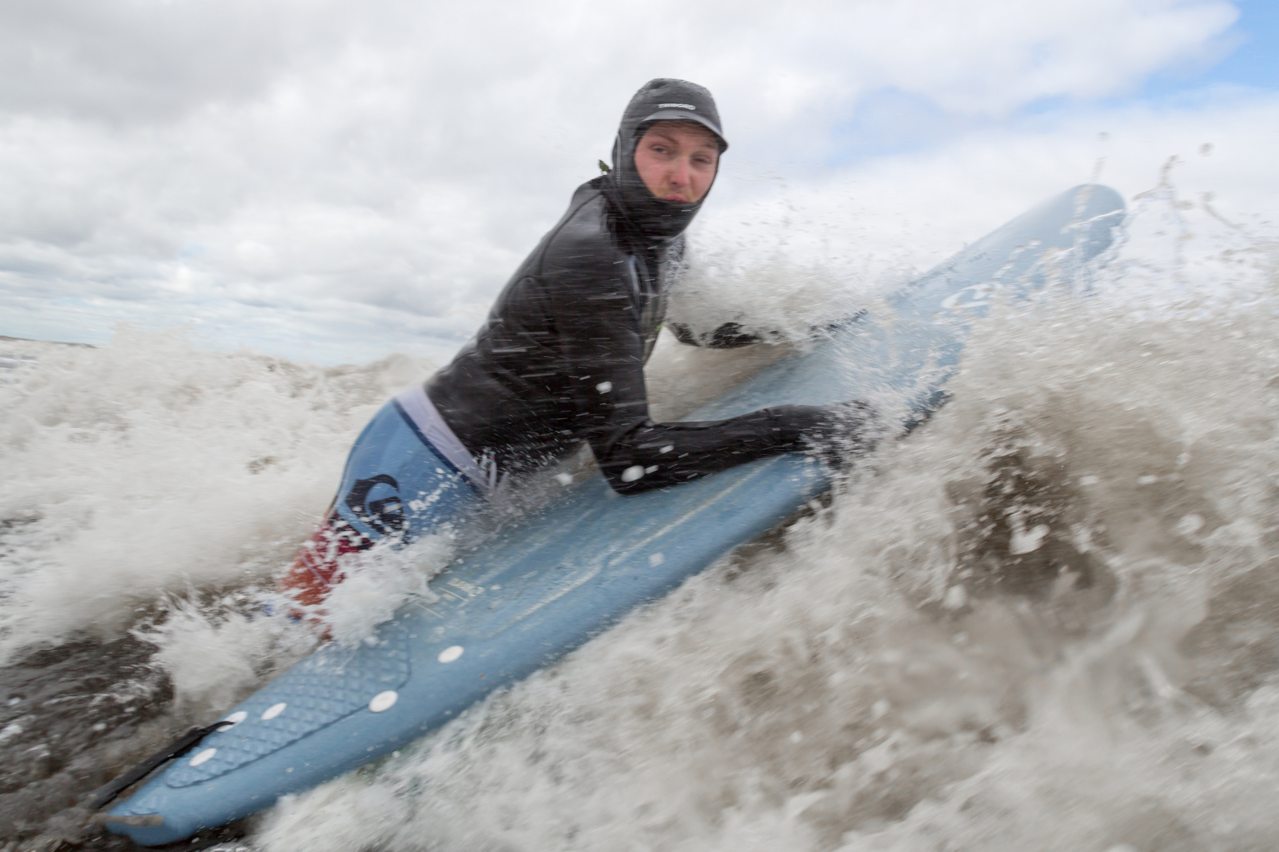 Серфинг на Белом море. Репортаржный фотограф в Архангельске Александра Конычева