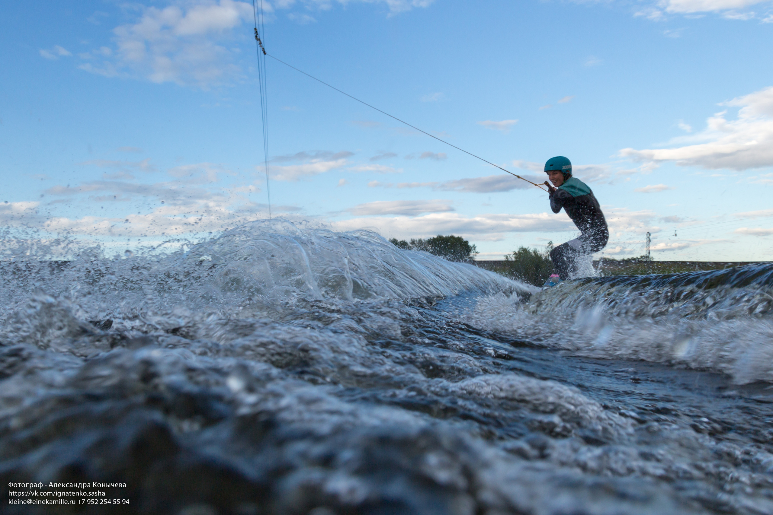Вейкбординг. Репортаржный фотограф в Архангельске Александра Конычева