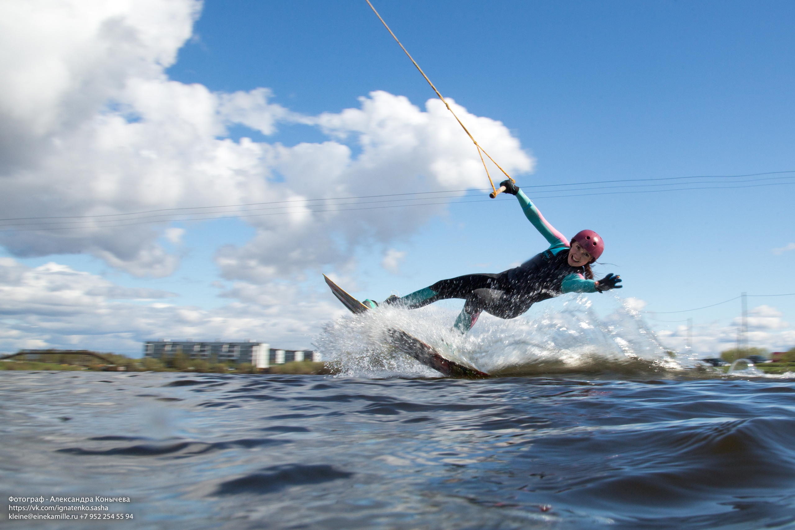 Вейкбординг. Репортаржный фотограф в Архангельске Александра Конычева
