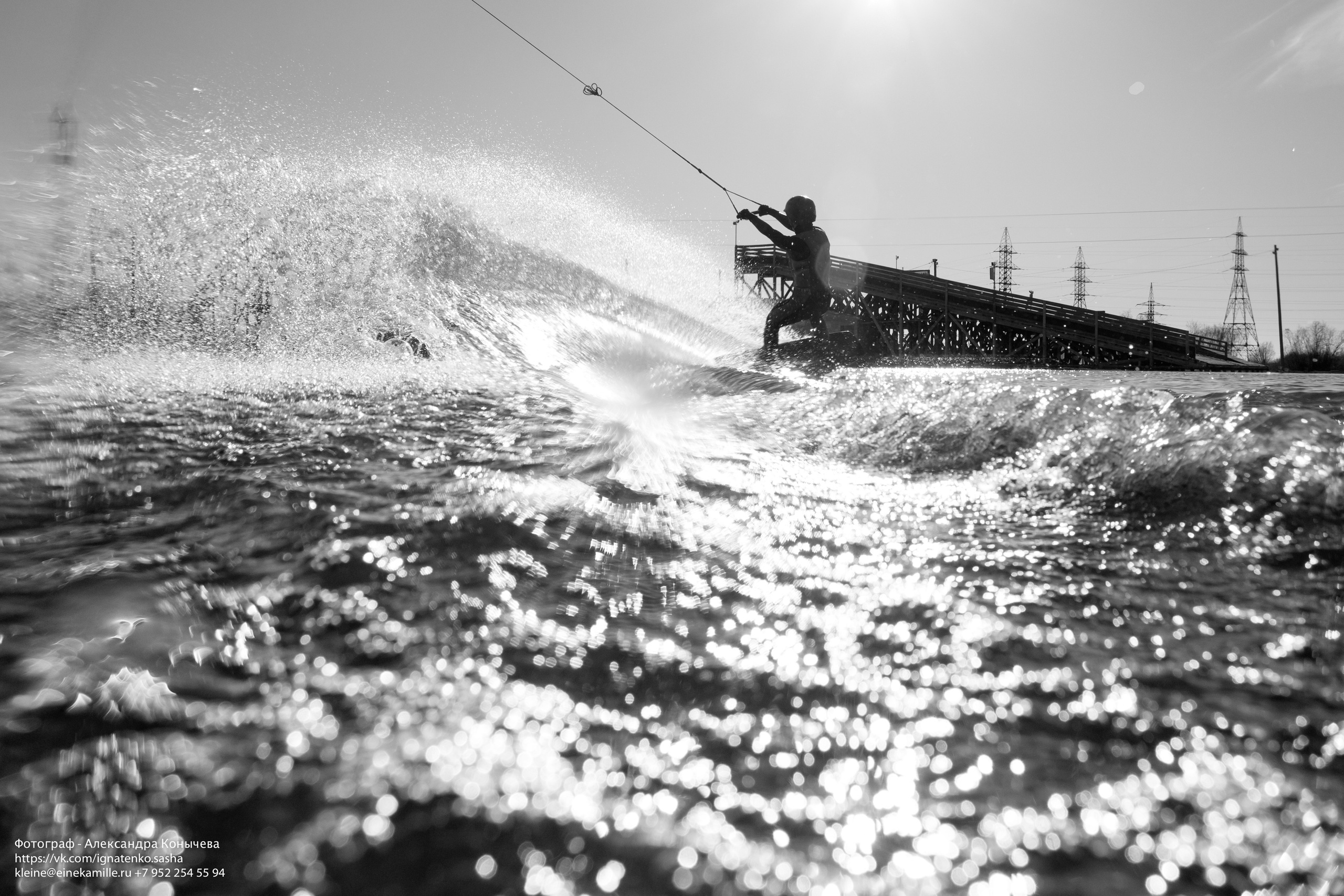 Вейкбординг. Репортаржный фотограф в Архангельске Александра Конычева