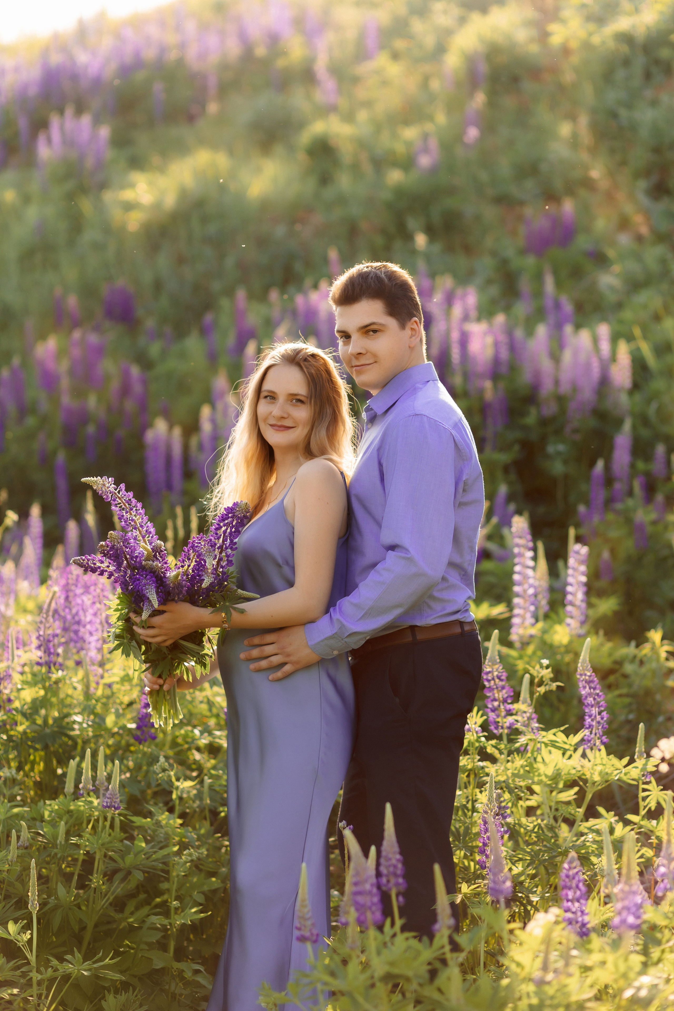 Фотосессия в люпинах. Зотова Алена — семейный и женский фотограф в Зеленограде