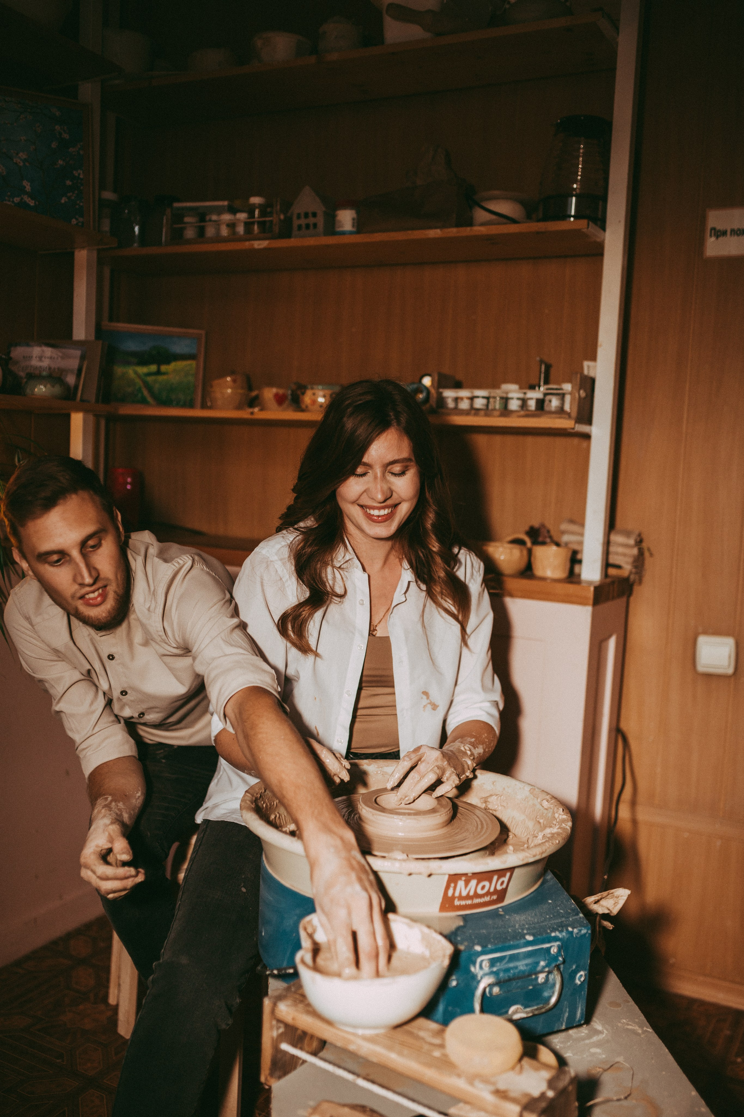 Лав стори в гончарной. Семейный и детский фотограф в Нижнем Новгороде Наумова Лидия