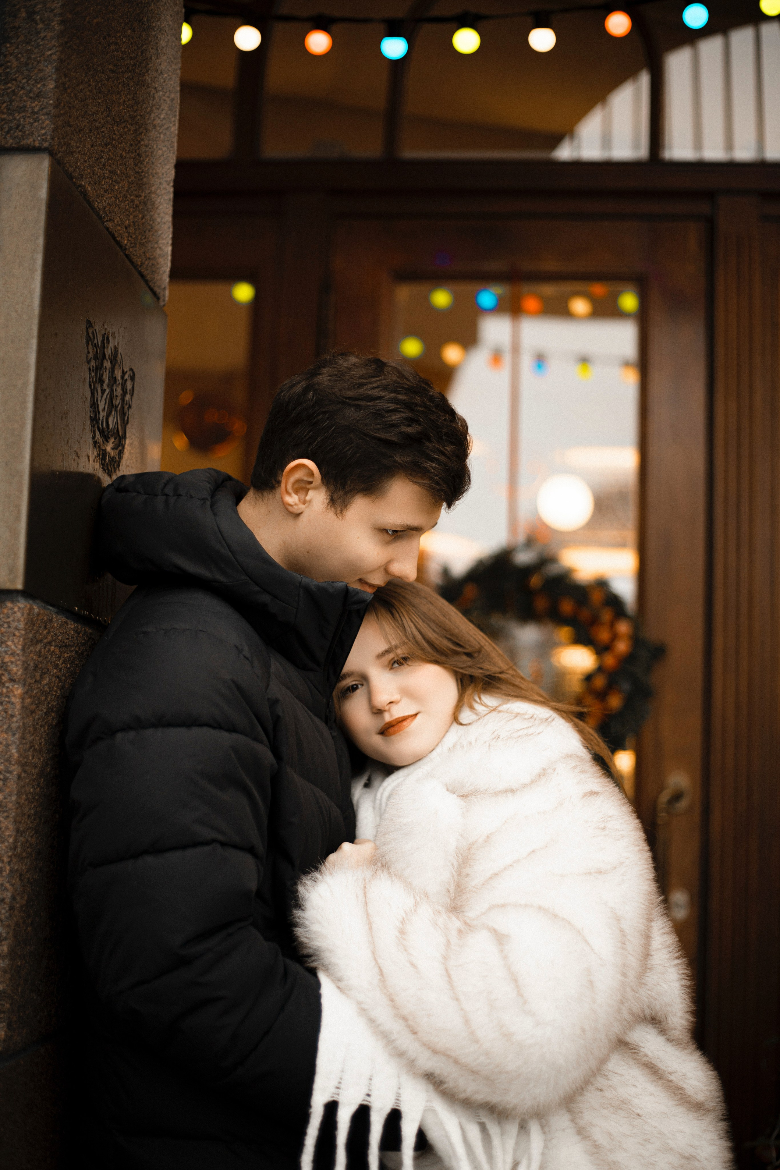 Lovestory: зимняя Исаакиевская площадь