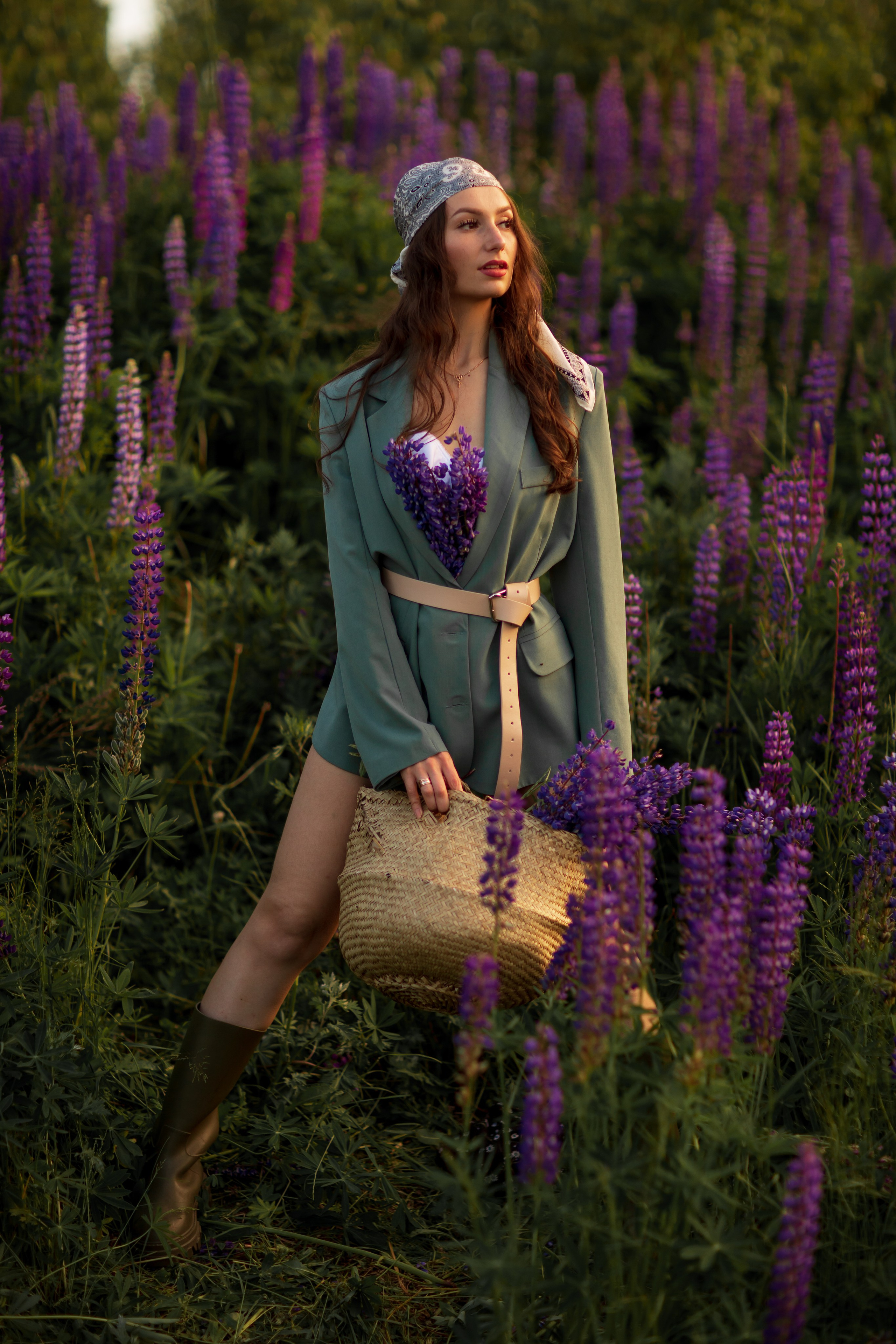 Люпиновая романтика. Детский и семейный фотограф в Санкт-Петербурге Алтухова Ольга