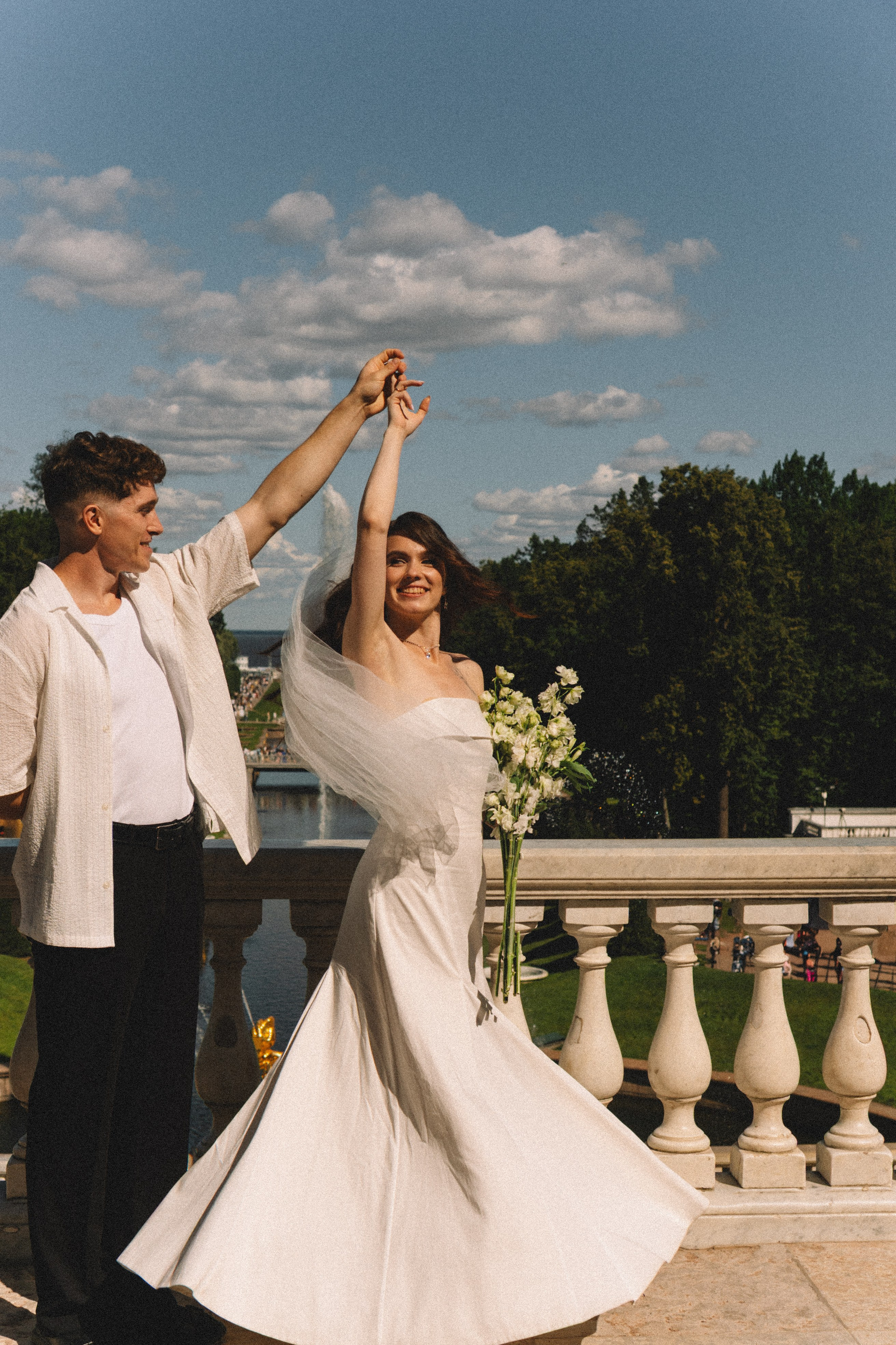 СВАДЕБНАЯ СЬЕМКА В ПЕТЕРГОФЕ И СЬЕМКА РЕПОРТАЖА В ЗАГСЕ ПЕТЕРГОФА. Профессиональный фотограф, Санкт-Петербург — Виктория Богомолова