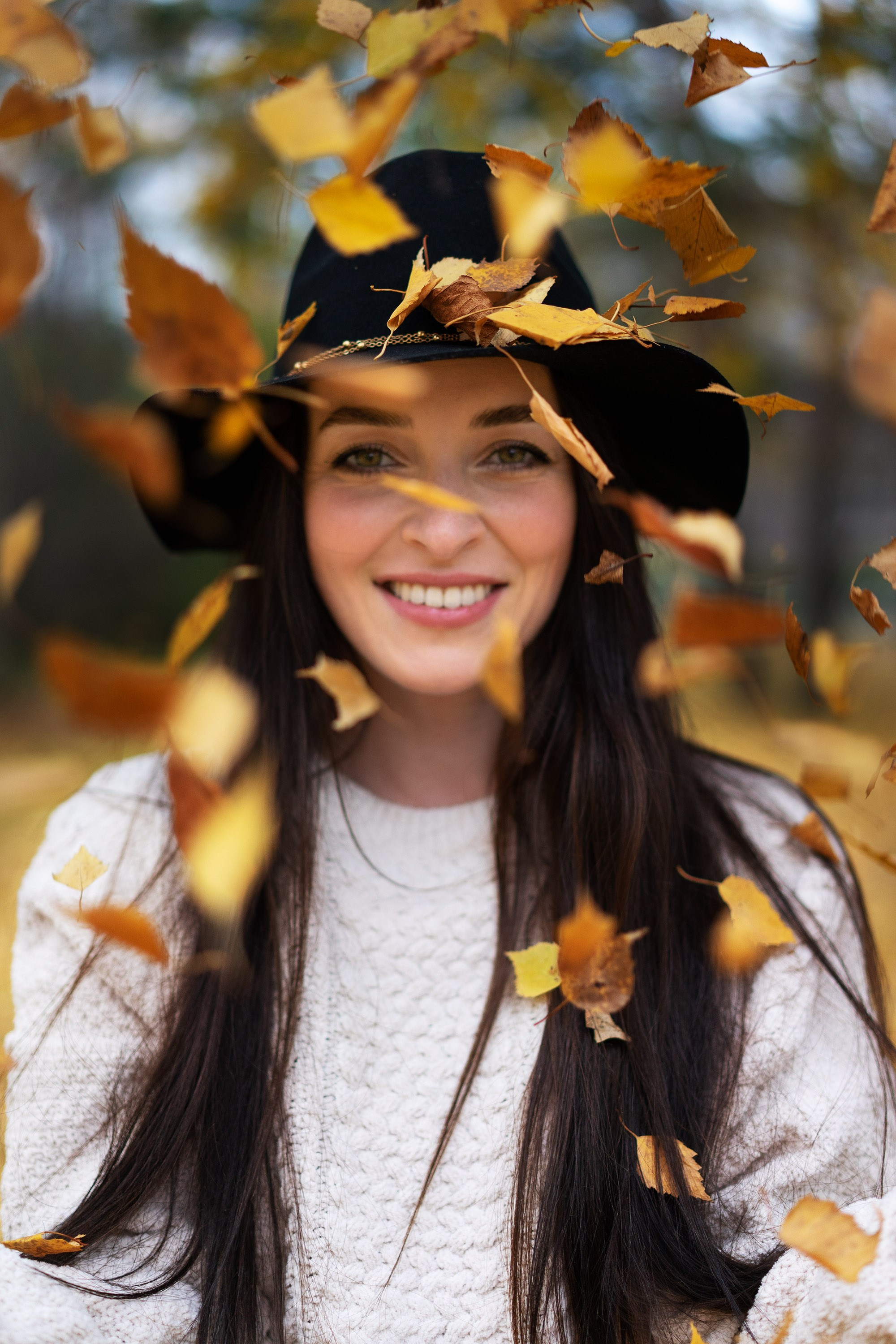 Портретная фотосессия на улице осенью. Фотограф Екатеринбург Кокшарова Александра