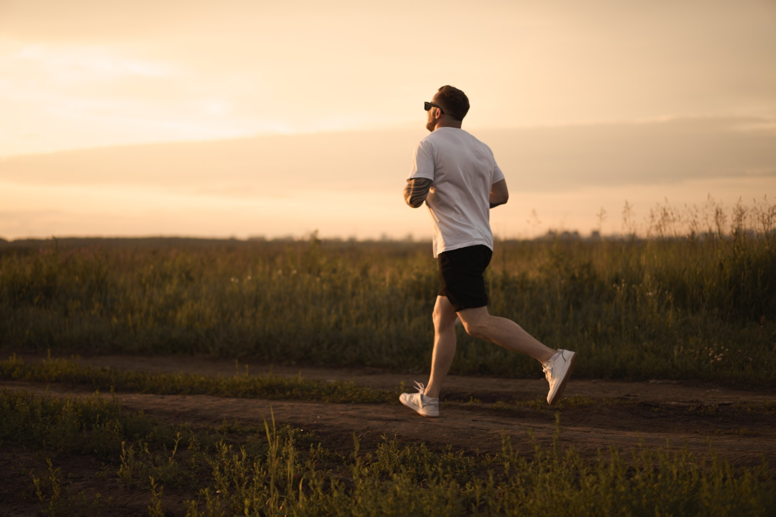 Фотосессия в поле на закате. Фотограф Екатеринбург Кокшарова Александра