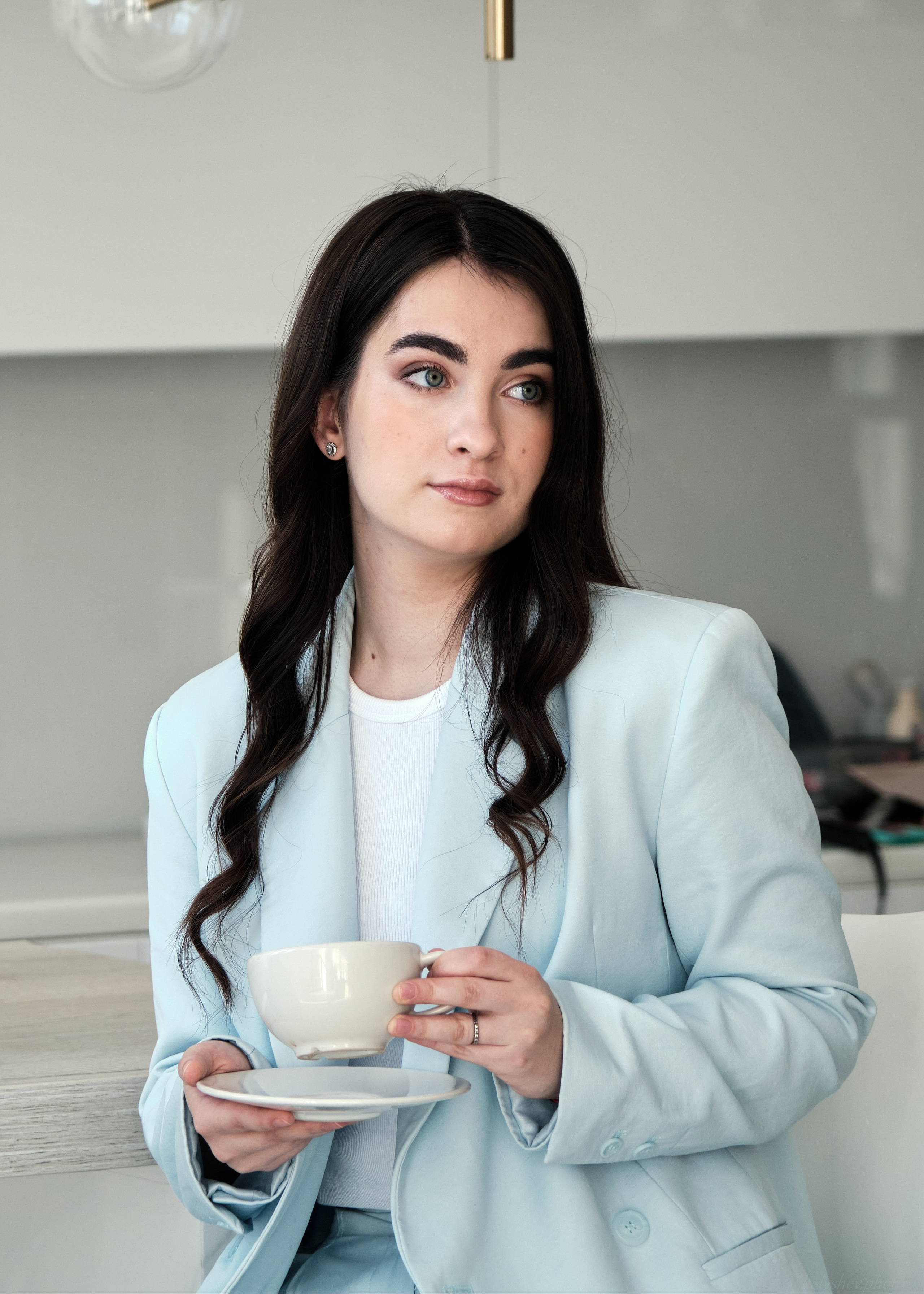 Семейная фотосессия мамы и дочки 3. Портретный фотограф на новый год в Москве Виктория Колышева