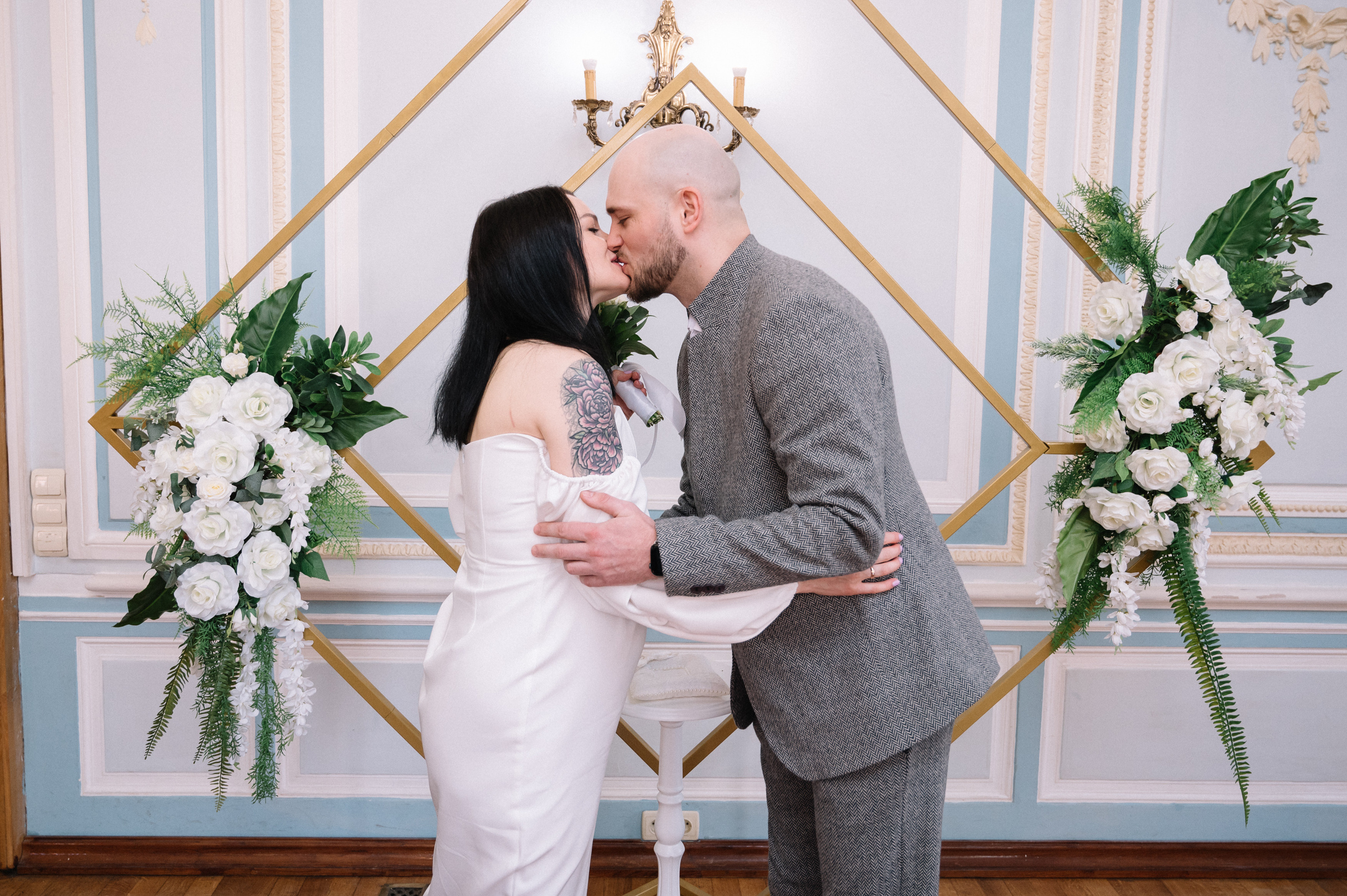 Анастасия и Денис. Свадебный и студийный фотограф в Москве Попов Вячеслав