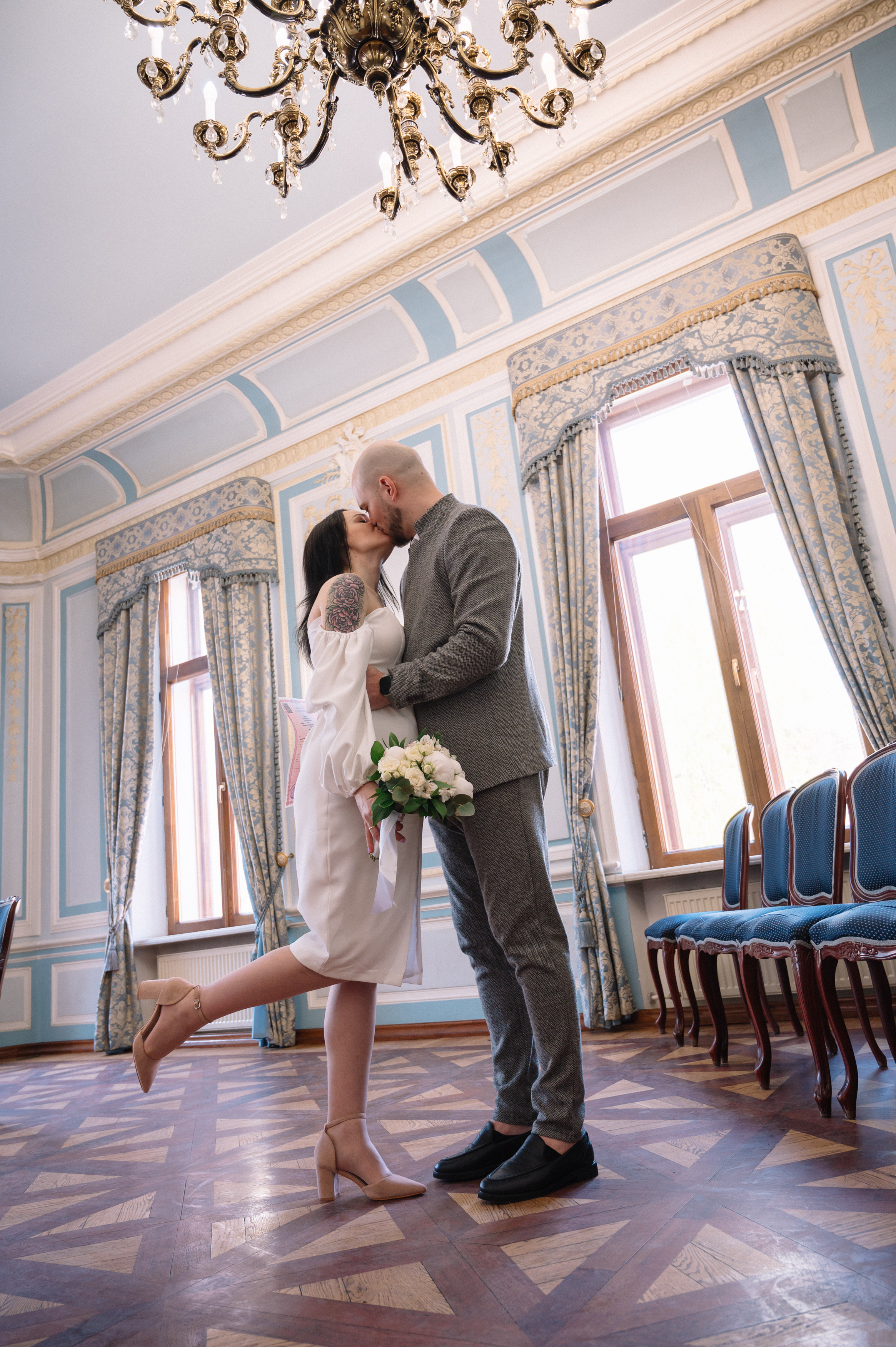 Анастасия и Денис. Свадебный и студийный фотограф в Москве Попов Вячеслав