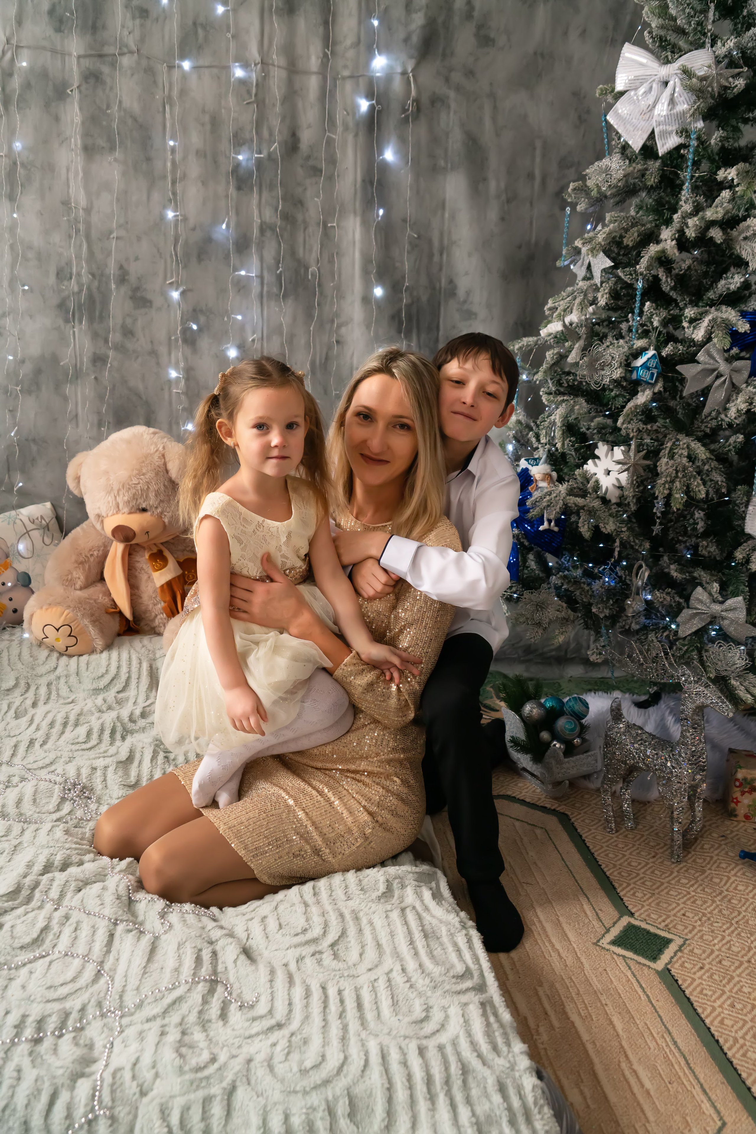 Новогодняя семейная история. Семейный и детский фотограф Тула Ясногорск Тульская область Надежда Кукушкина