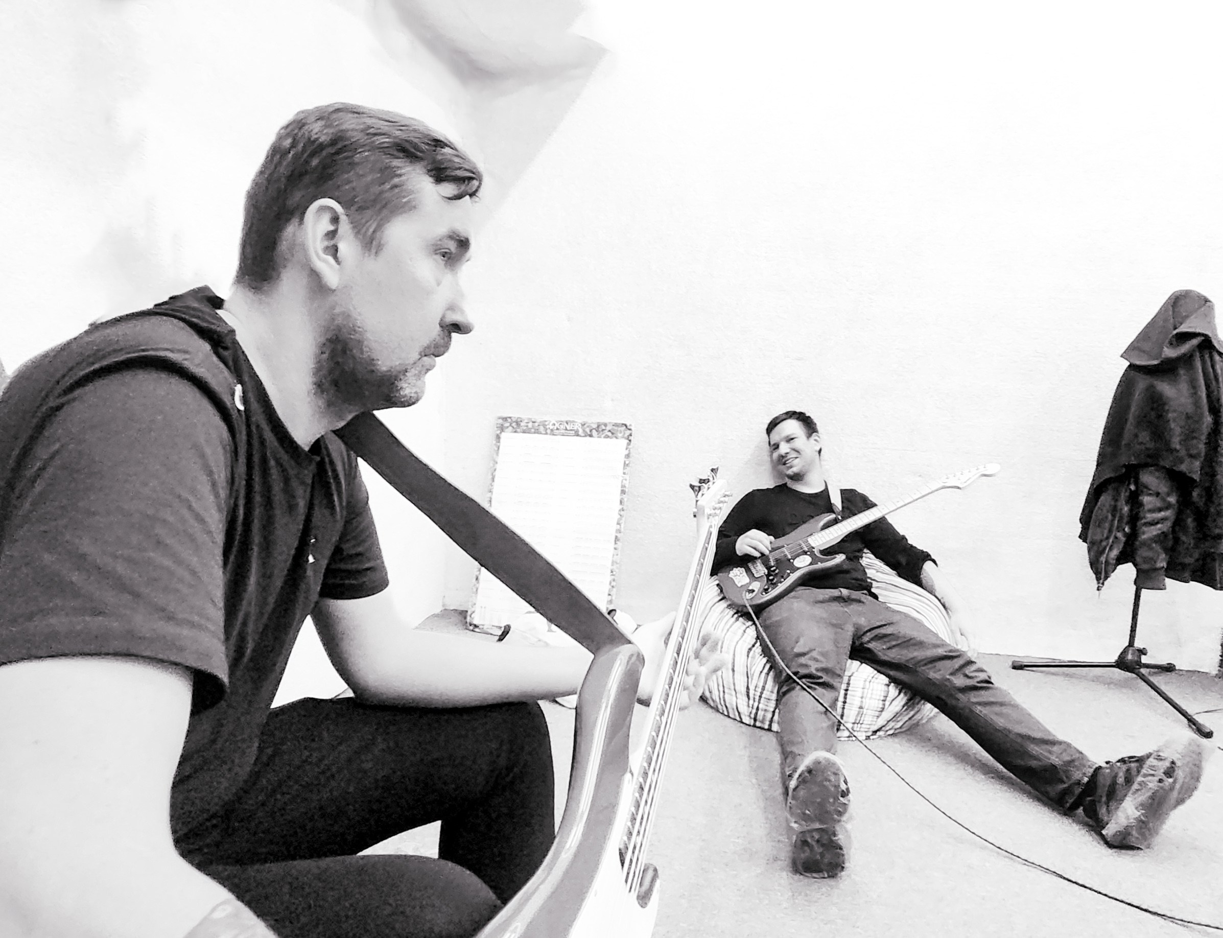 Репетиция рок-группы. Фотограф репортажей и стритфотосессий в Москве Людмила Смирнова