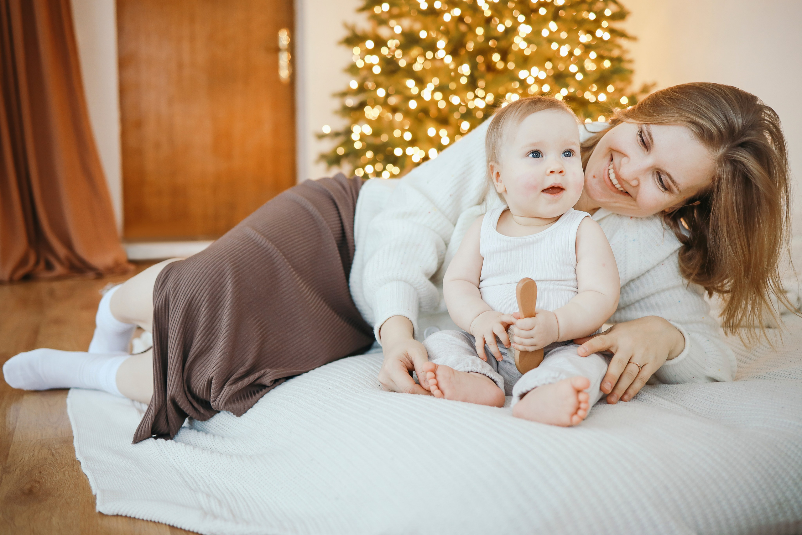 Первый Новый год. Семейный фотограф в Москве Ольга Комарова