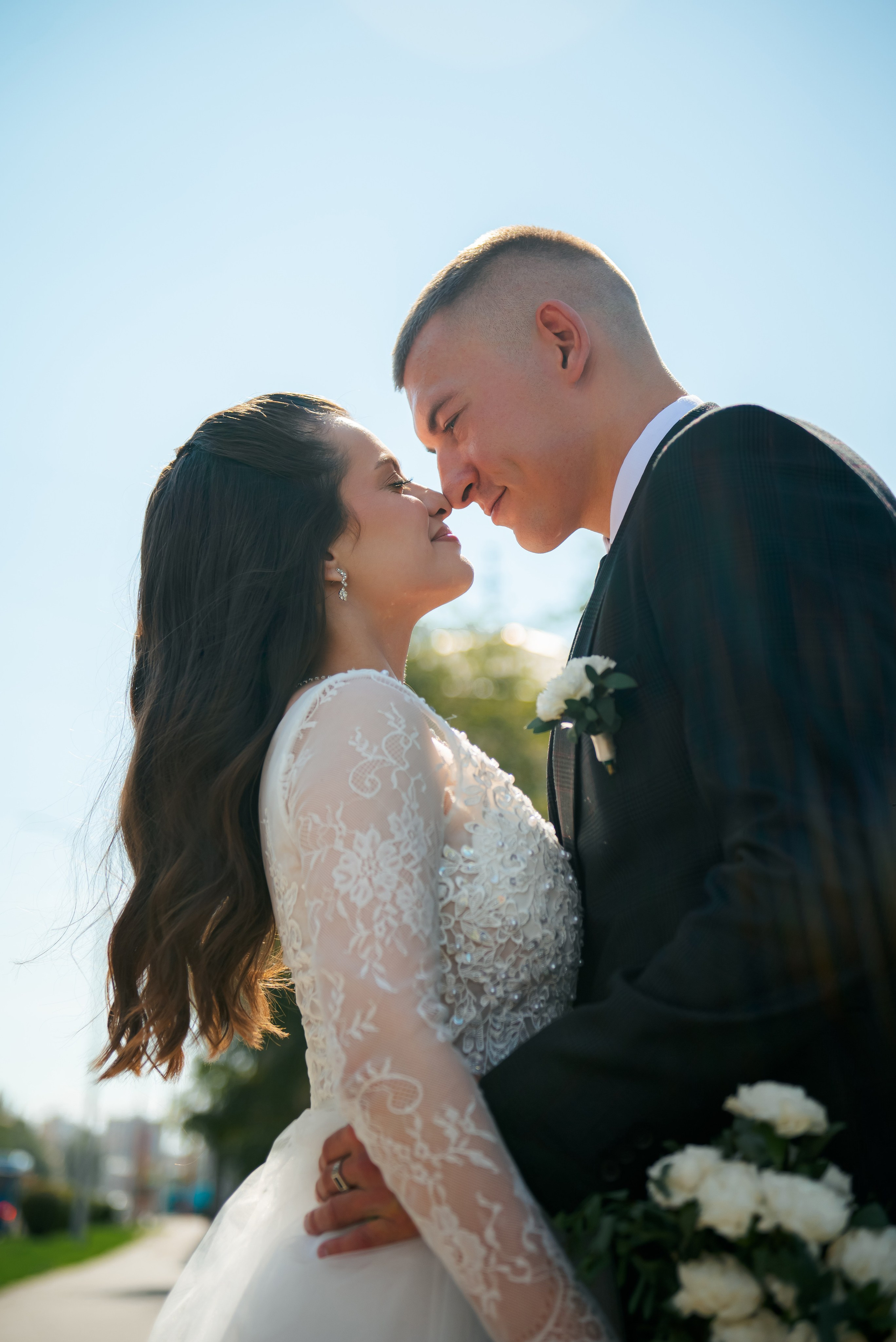 Свадебная фотосессия возле КУЗГТУ в г. Кемерово