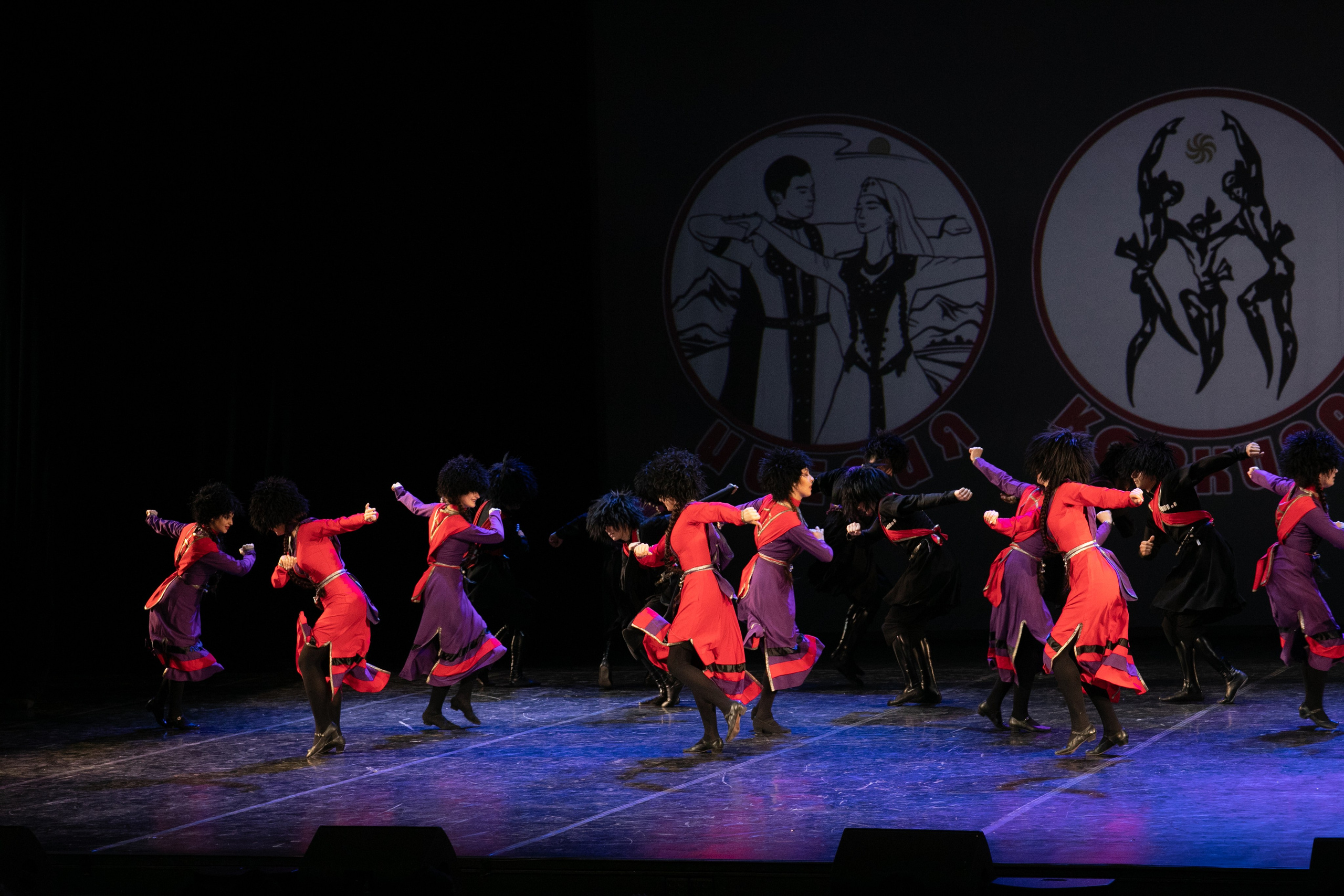 Концерт, грузинские танцы. Art photographer Nino