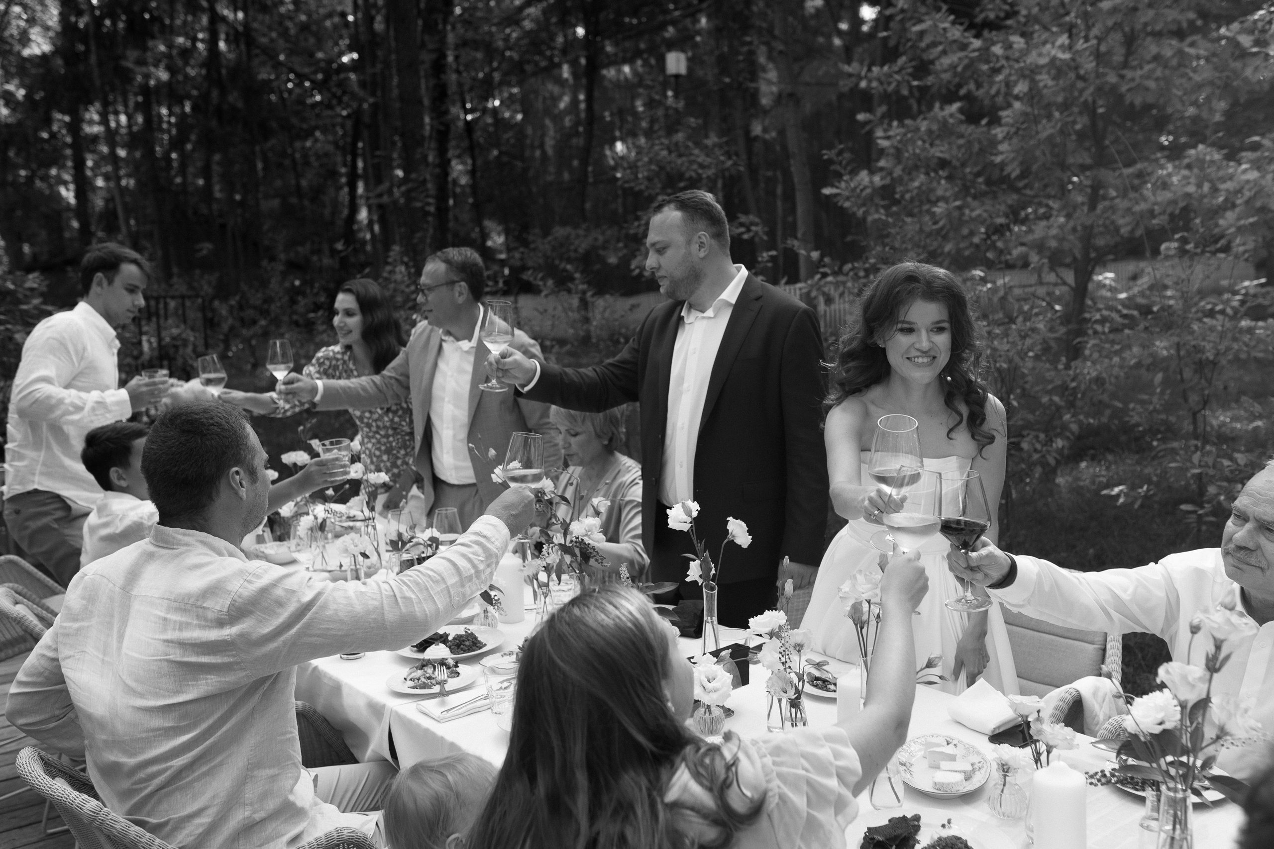 Регистрация в Гостином дворе, ужин в ресторане Библиотека в Переделкино. Свадебный фотограф в Москве Мария Крош