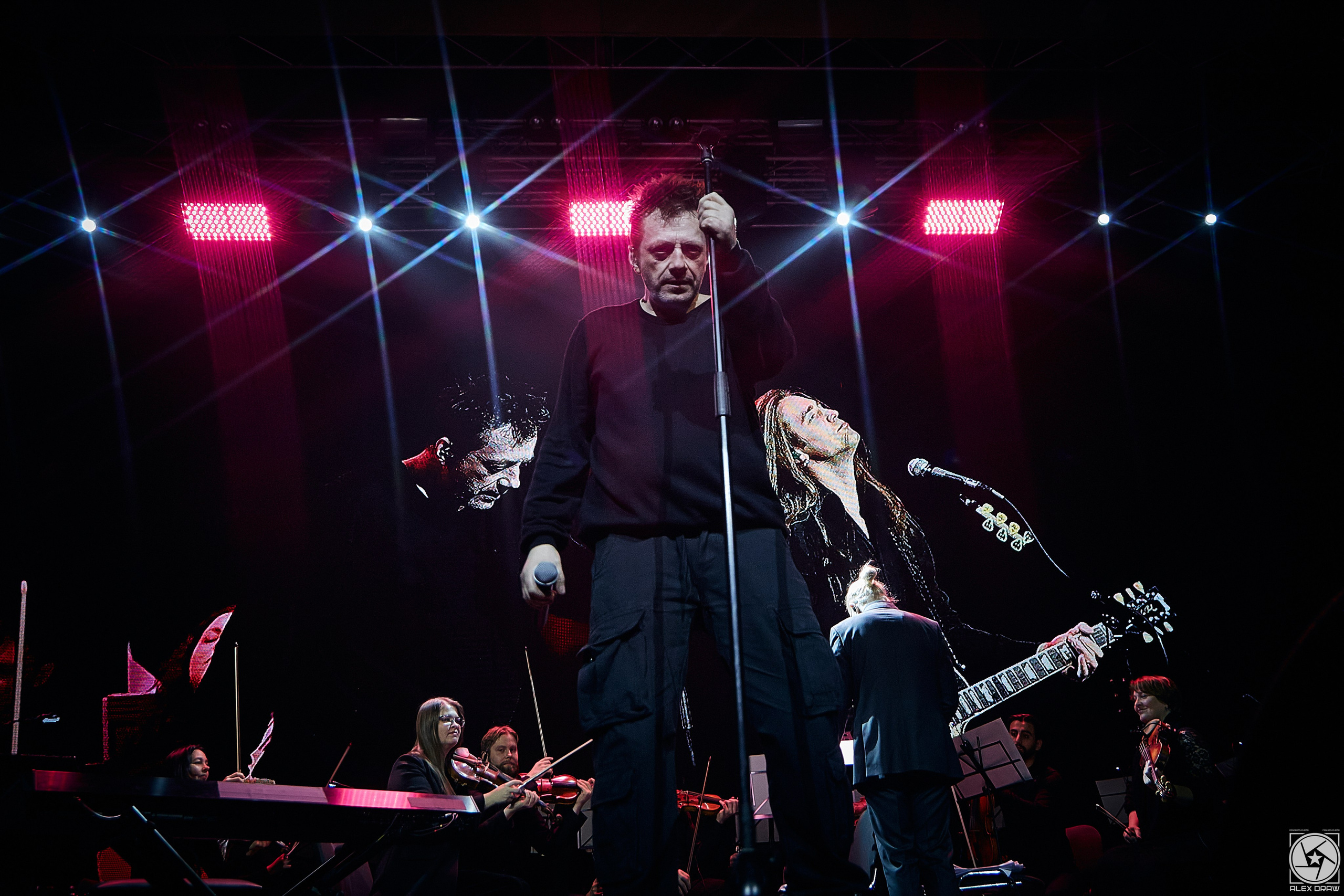 Глеб Самойлов Агата Кристи 35 лет! 06.12.2023 Гранд Холл Сибирь. Фотограф Москва Concerts photo / Fashion photо