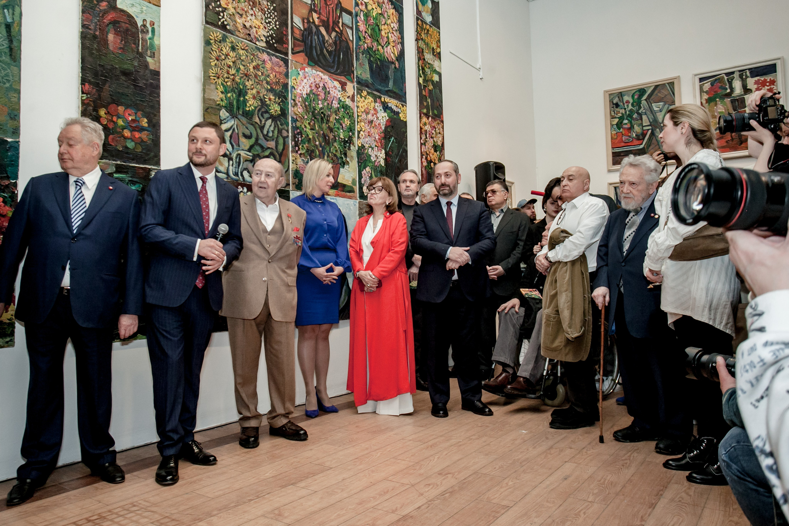 Открытие выставки Зураба Церетели. Art photographer Nino