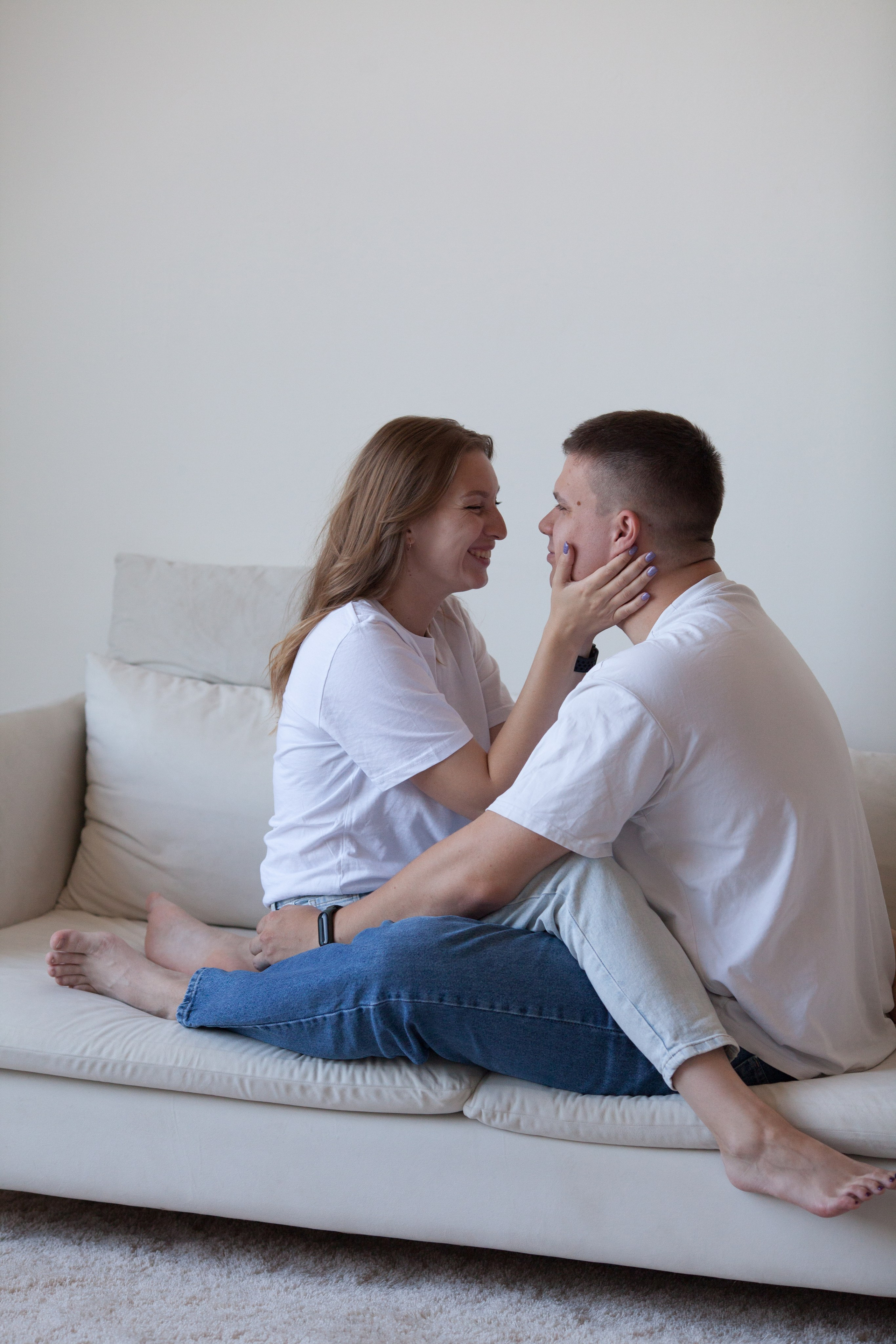 Женя и Кристина минимализм. Семейный и детский фотограф в Краснодаре Брусилова Марина