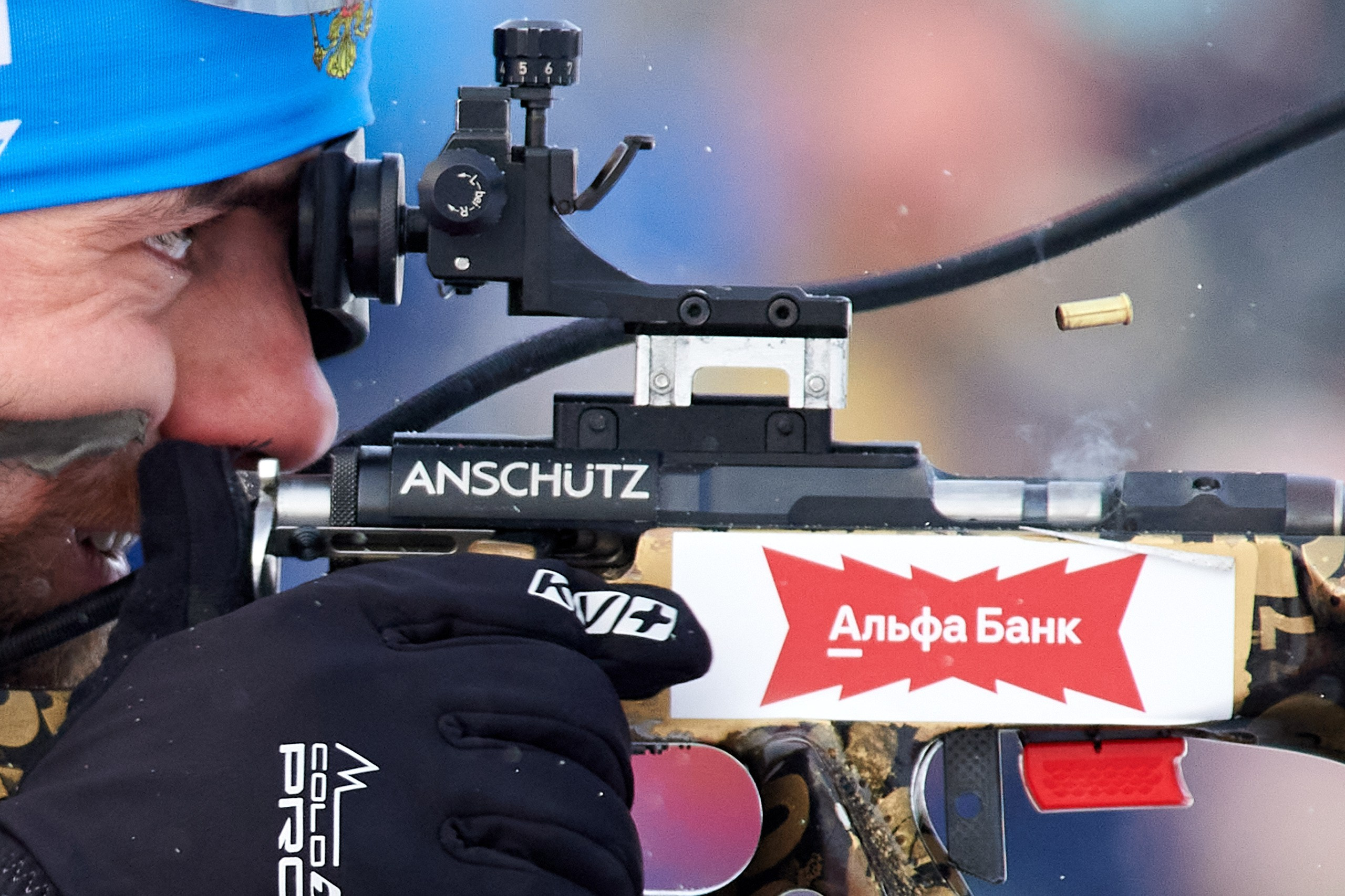 Биатлон. Чемпионат России — 2024/2025, 3-й этап, Ижевск. Спринт. Мужчины. Спортивный репортажный фотограф в Ижевске Сергей Мерзляков