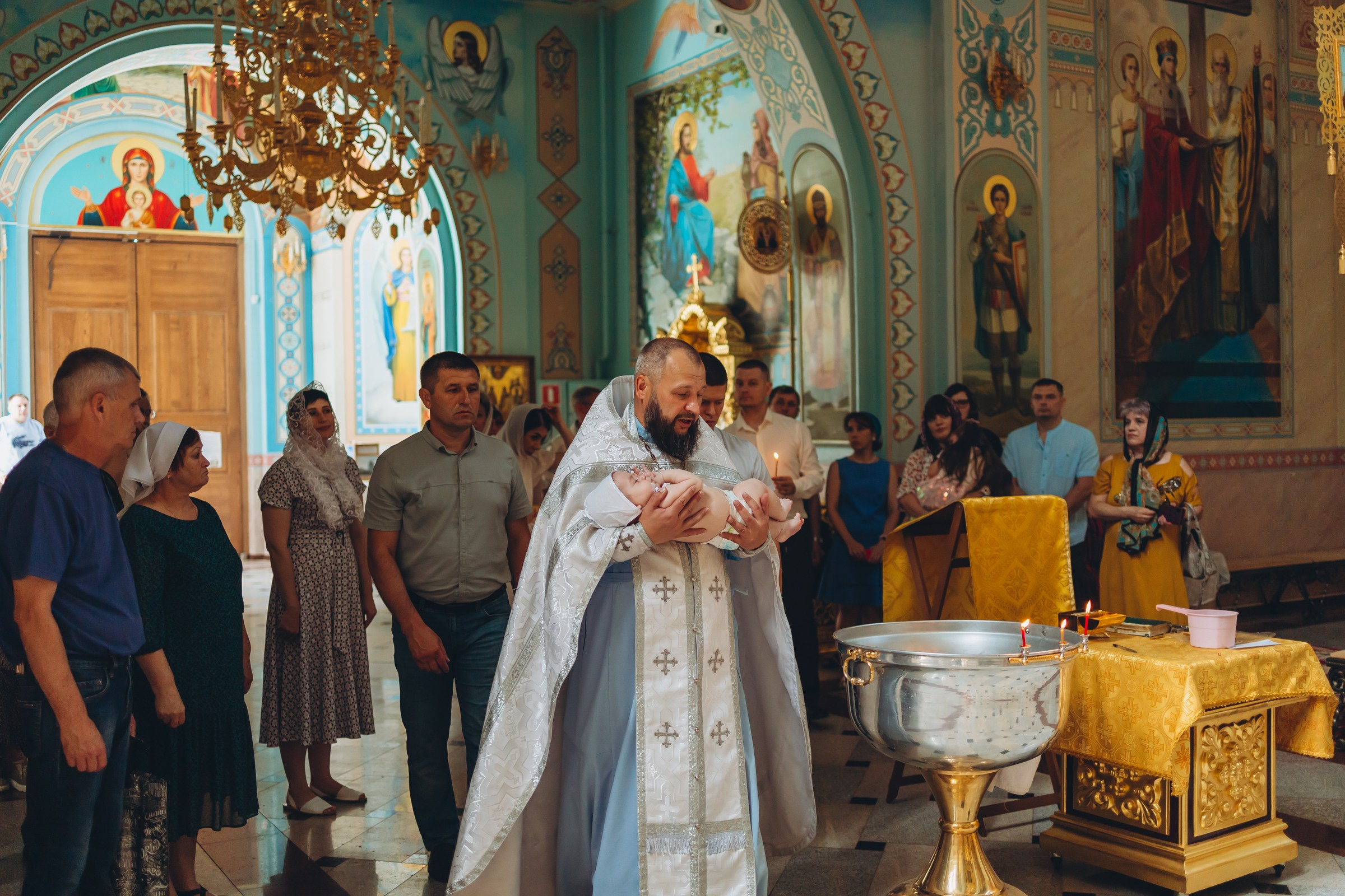Крещение Давида. Семейный фотограф в Волгодонске Краченцева Анна