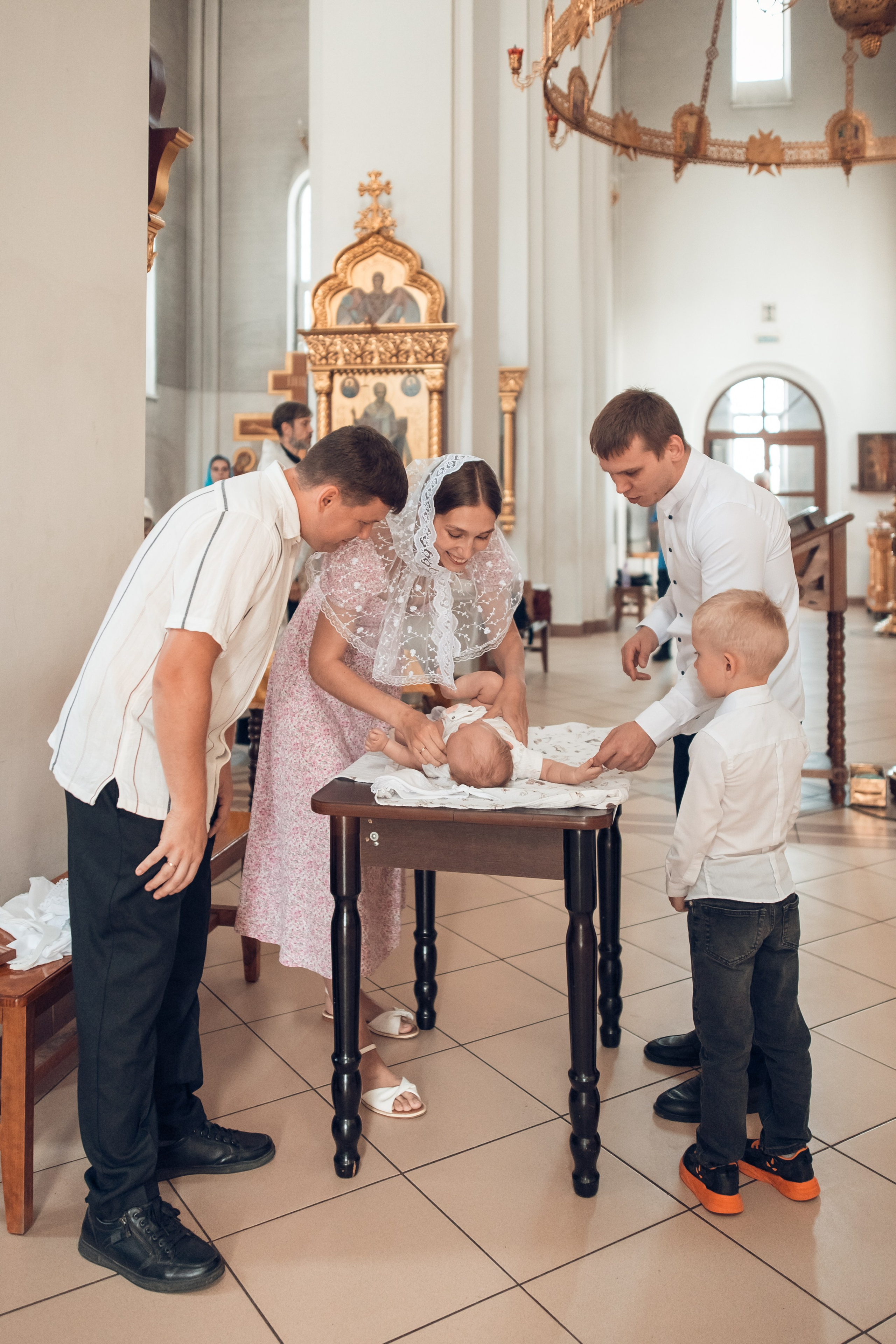Таинство Крещения Амелии. Храм Георгия Победоносца. Главная