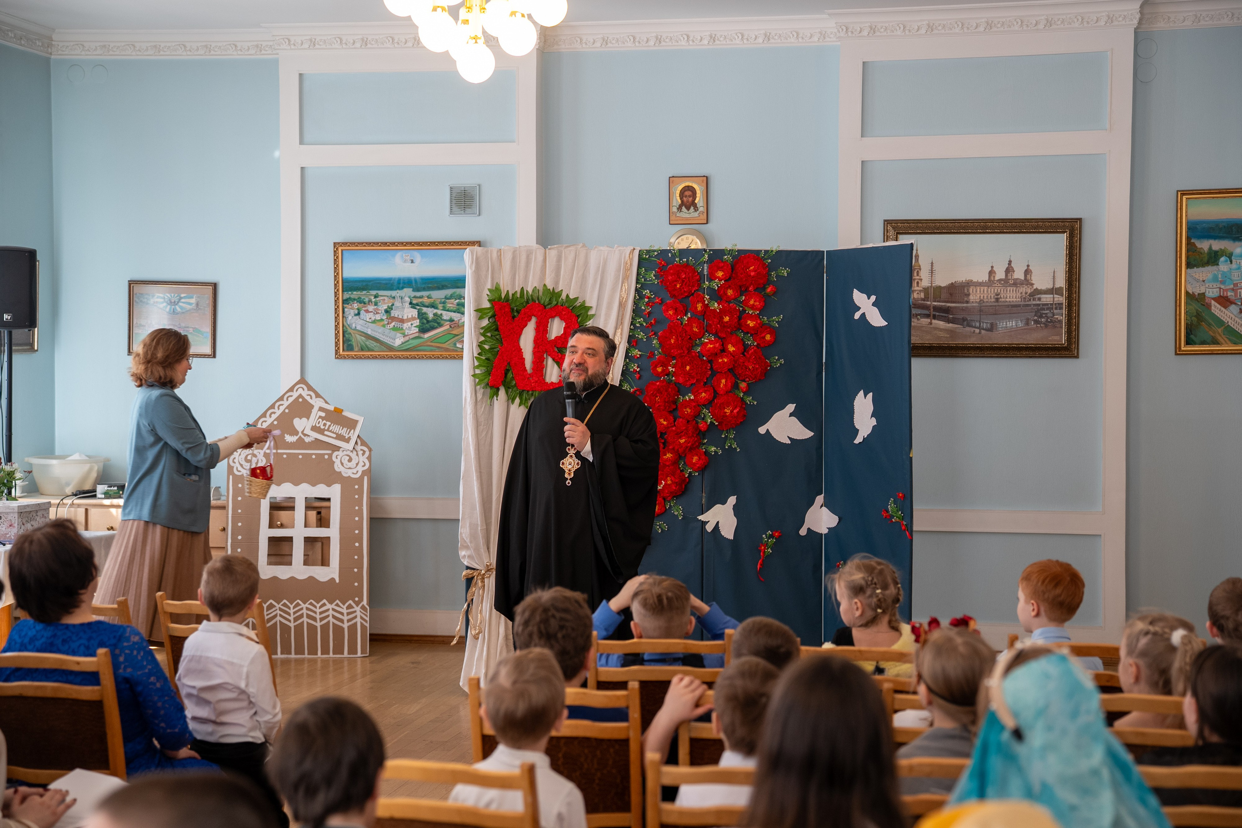 СВЕТЛАЯ ПАСХА В ВОСКРЕСНОЙ ШКОЛЕ. НИКОЛО-БОГОЯВЛЕНСКИЙ МОРСКОЙ СОБОР