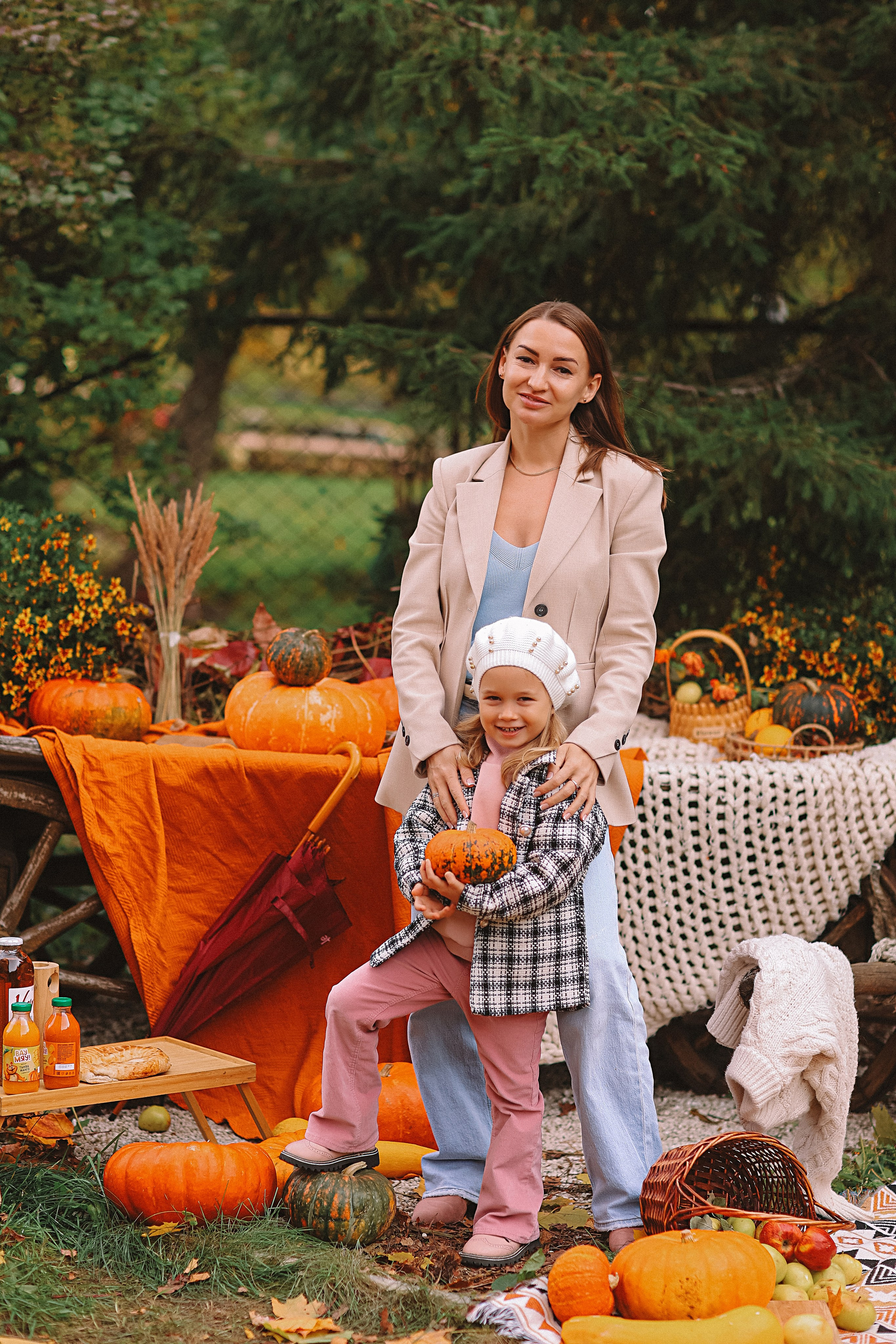 Тыквы. Семейный фотограф Тюмень, фотограф на роды Салмина Мария