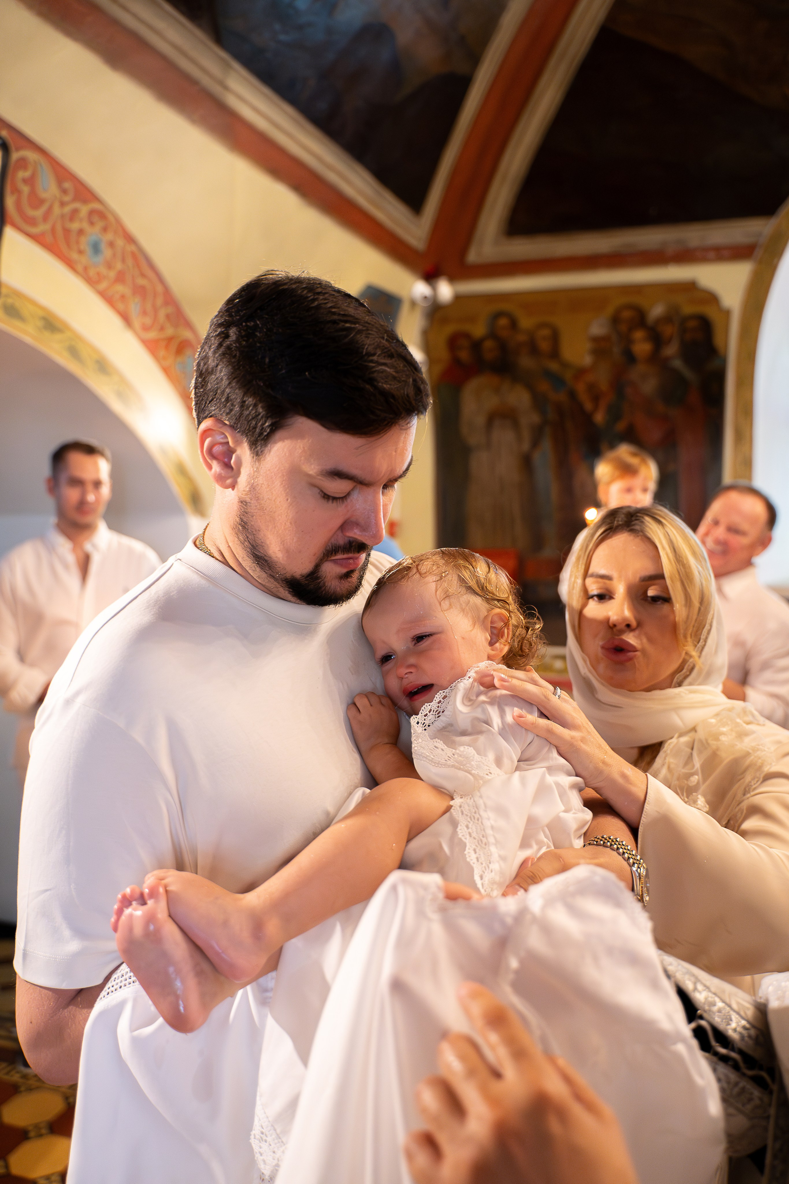 Крещение Эммы. Фотограф на роды Москва Ольга Летучева