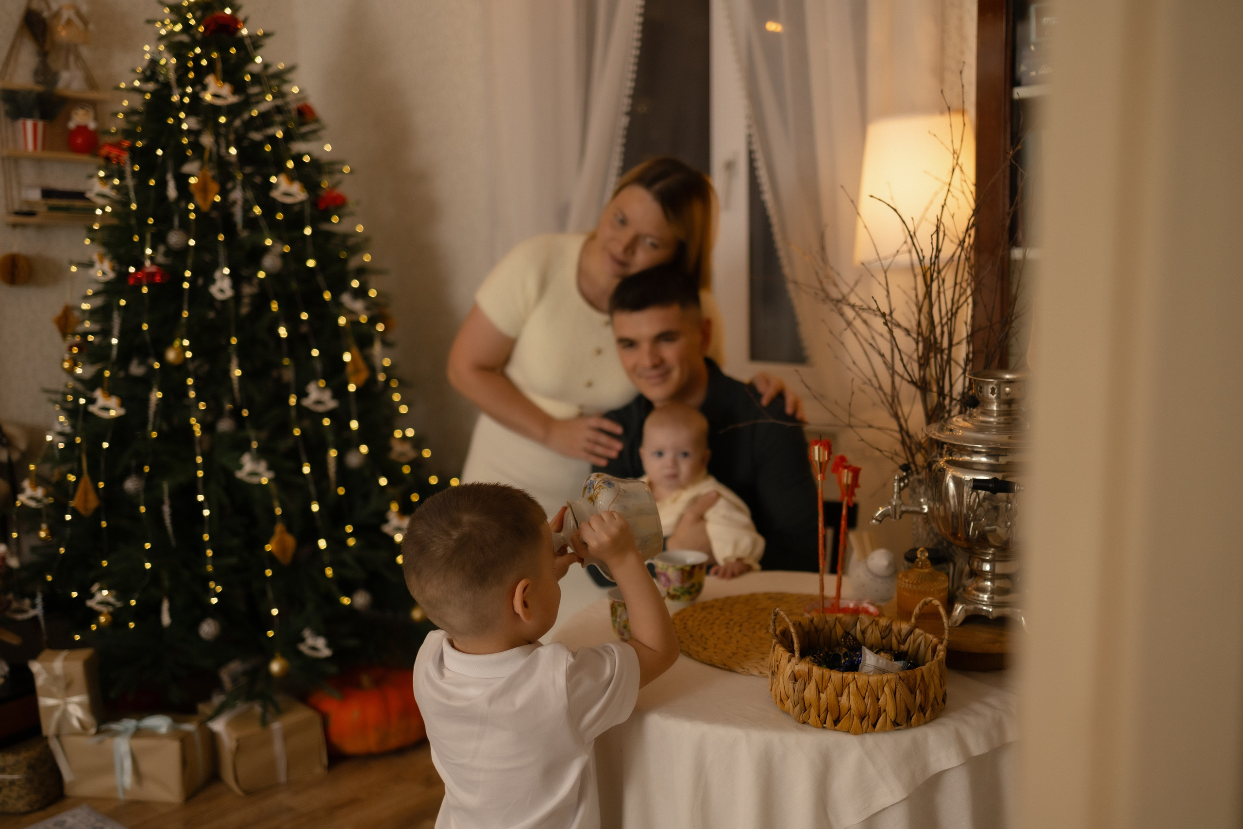 Семейная новогодняя. Фотограф Татьяна Семенова