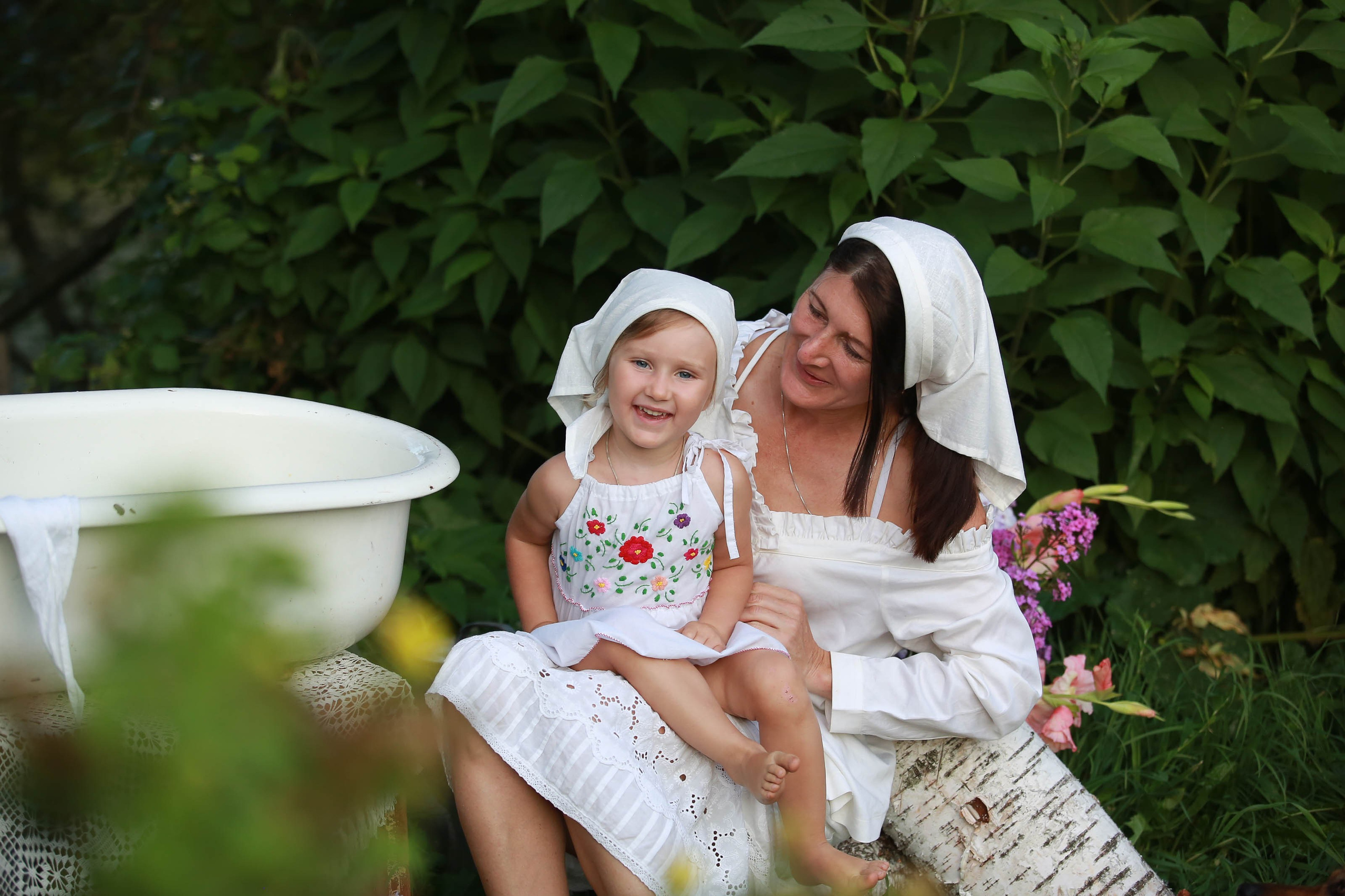 Проект «Ретро стирка на реке». Семейный и детский фотограф в Москве Мария Быкова