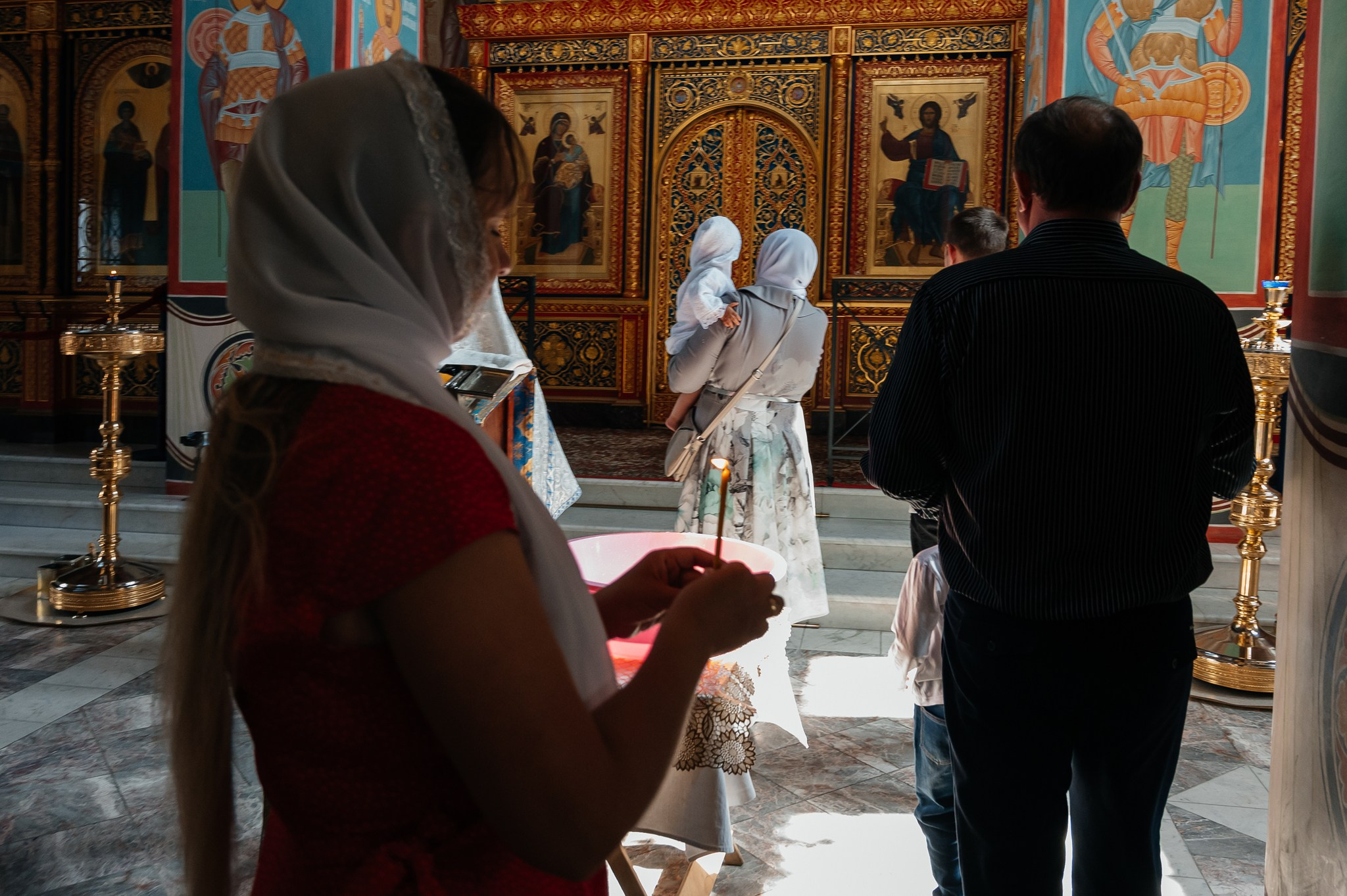 Крещение в храме. Свадебный и семейный фотограф из Санкт-Петербурга Климов Анатолий