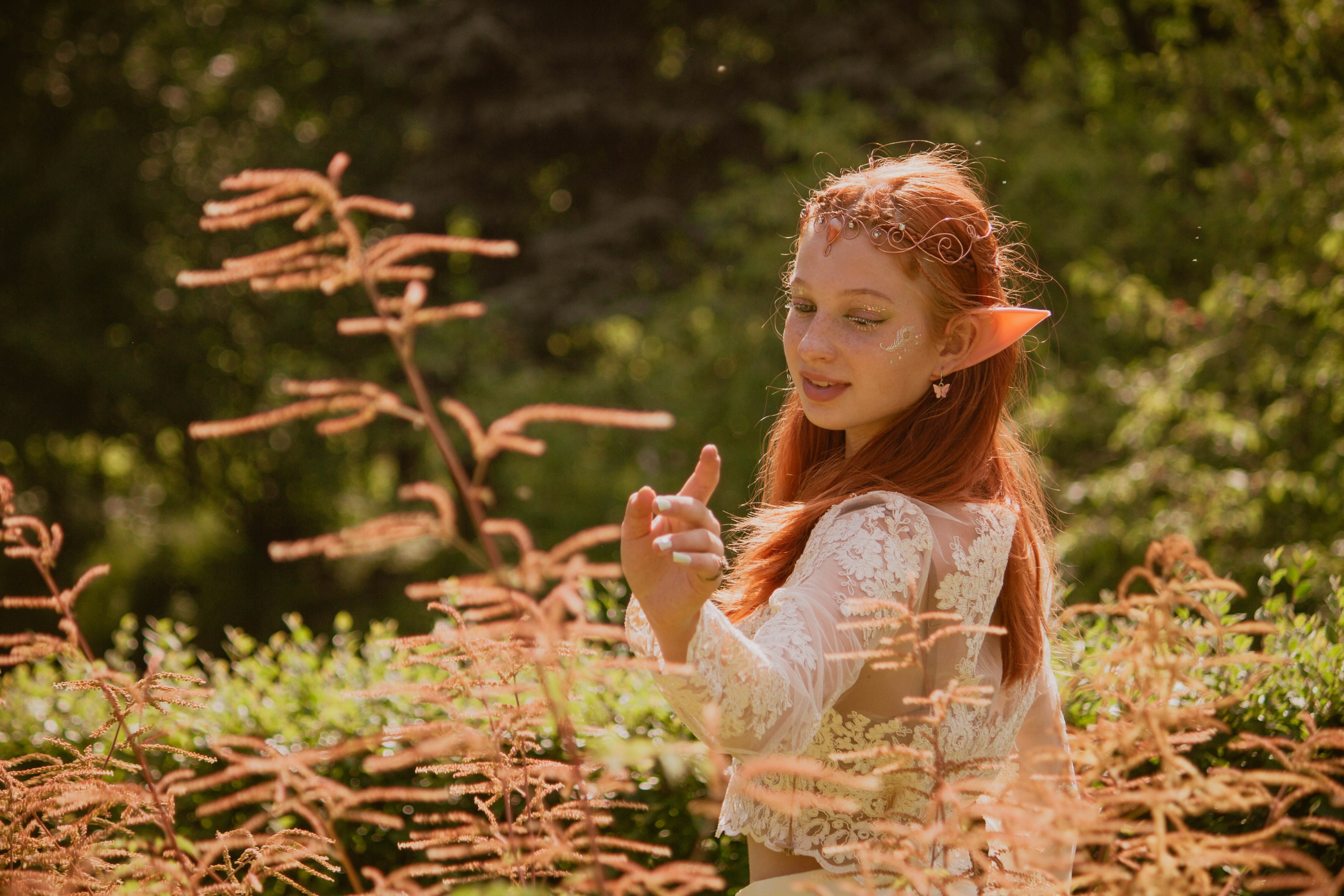 В саду. Создадим шедевр? Виталина и её фотоискусство