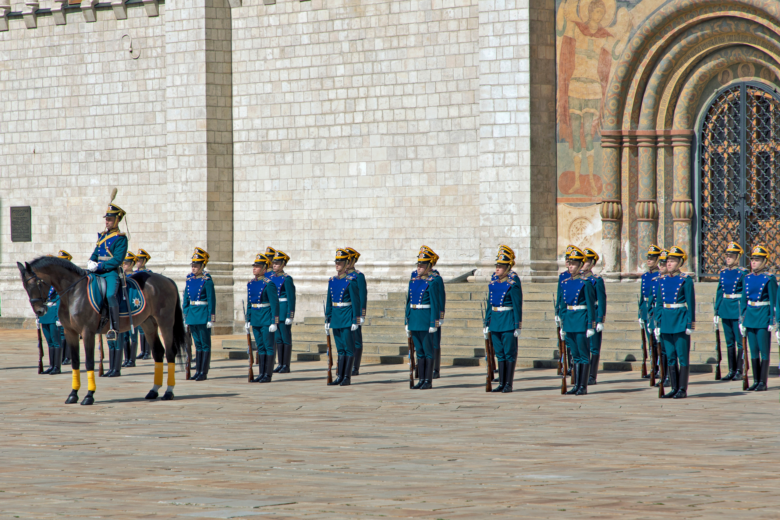 Развод конных и пеших караулов Президентского полка. Фотограф Валерия Скиба Москва, Краснодар, СПБ