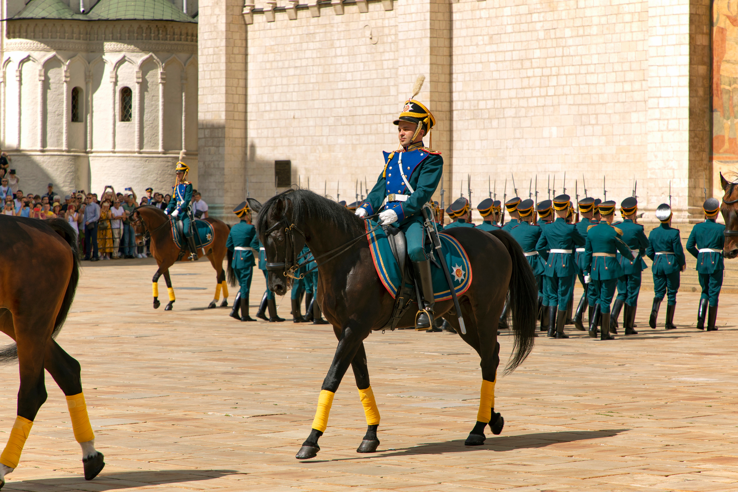 Развод конных и пеших караулов Президентского полка