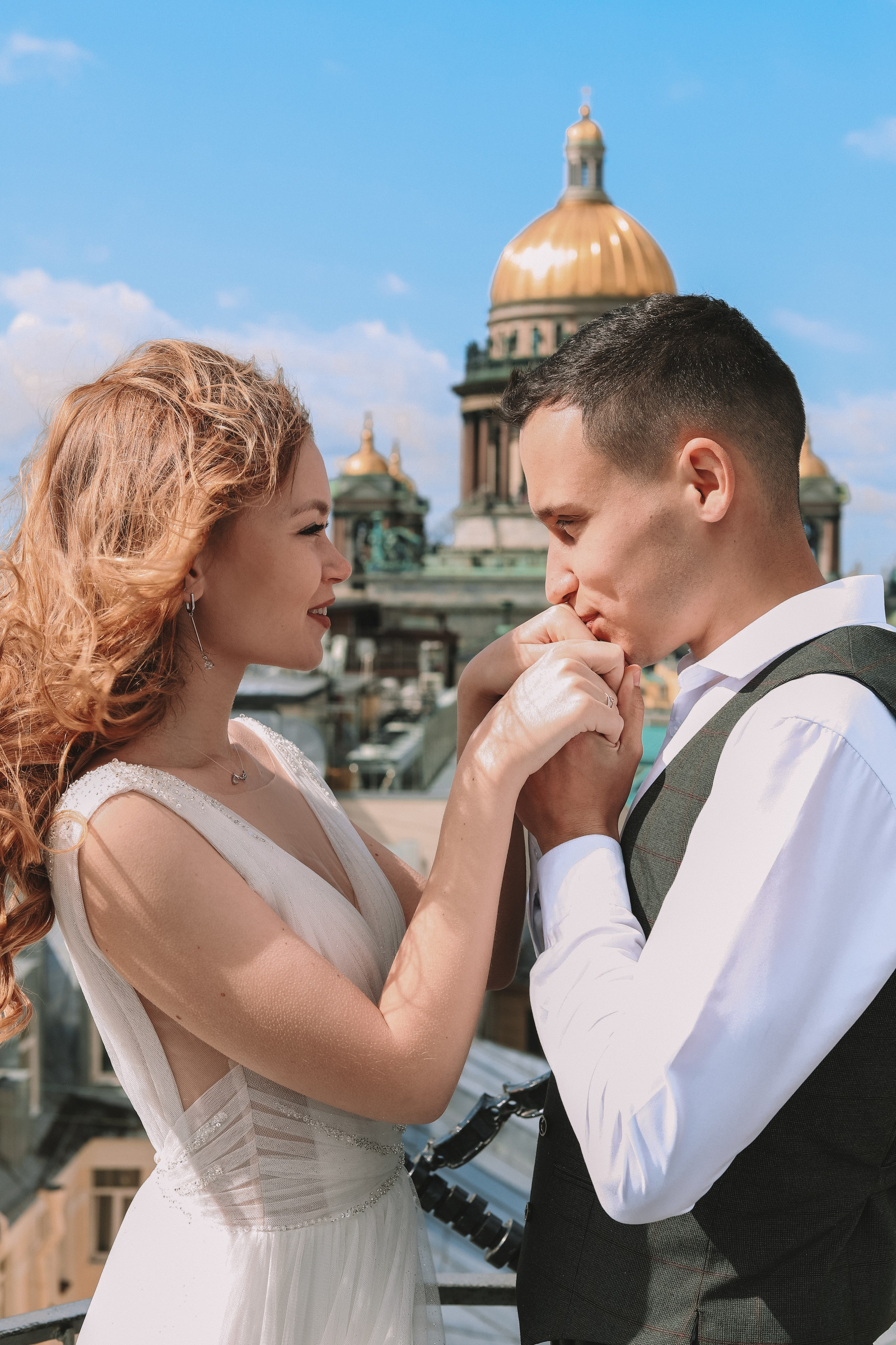 Свадебная фотосессия на крыше — фотограф СПб. Фотограф Олеся Беляева | Санкт-Петербург и Ленобласть