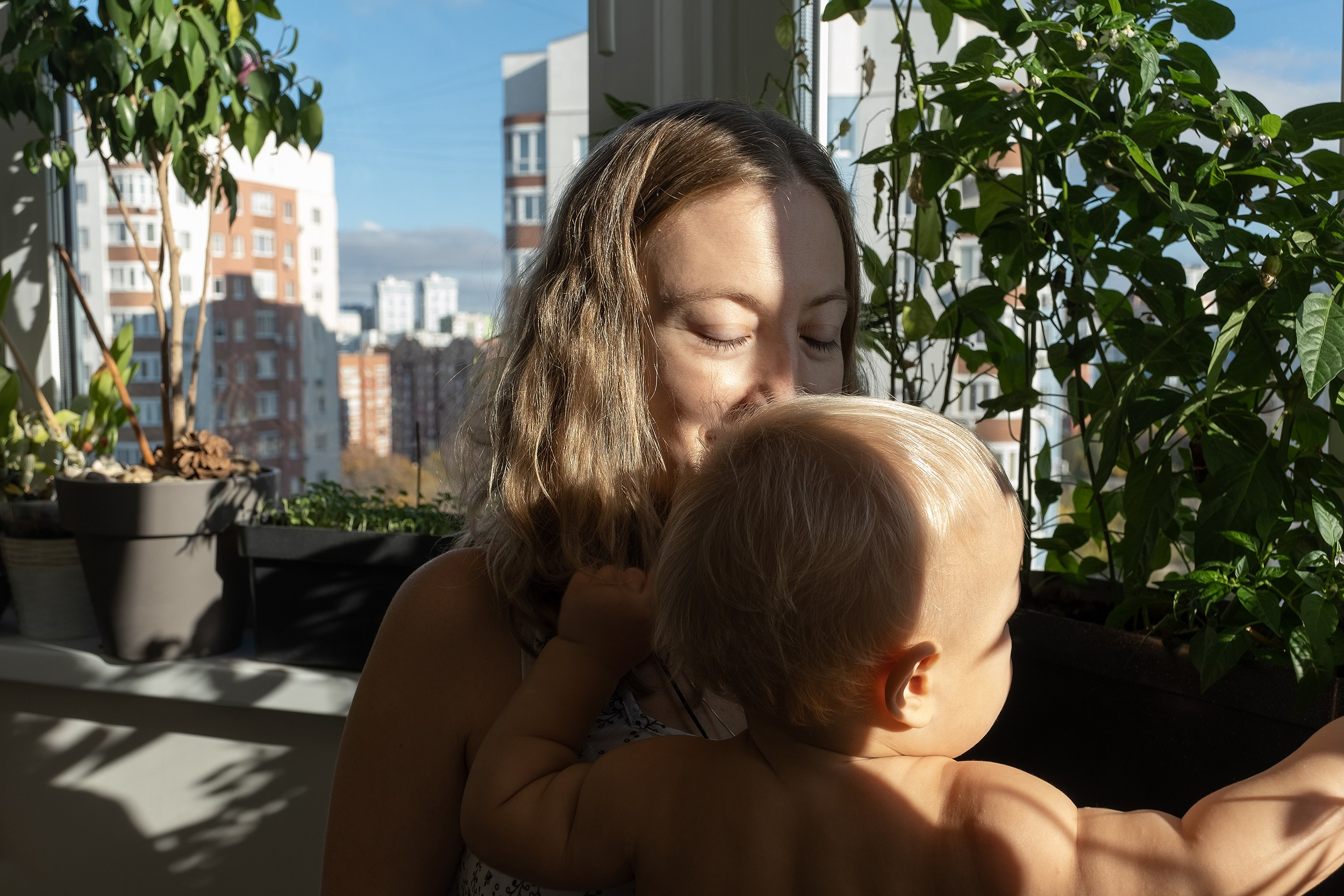 Семья Оли и Владимира (съемка в квартире). Екатерина Мишина творческий фотограф в Самаре