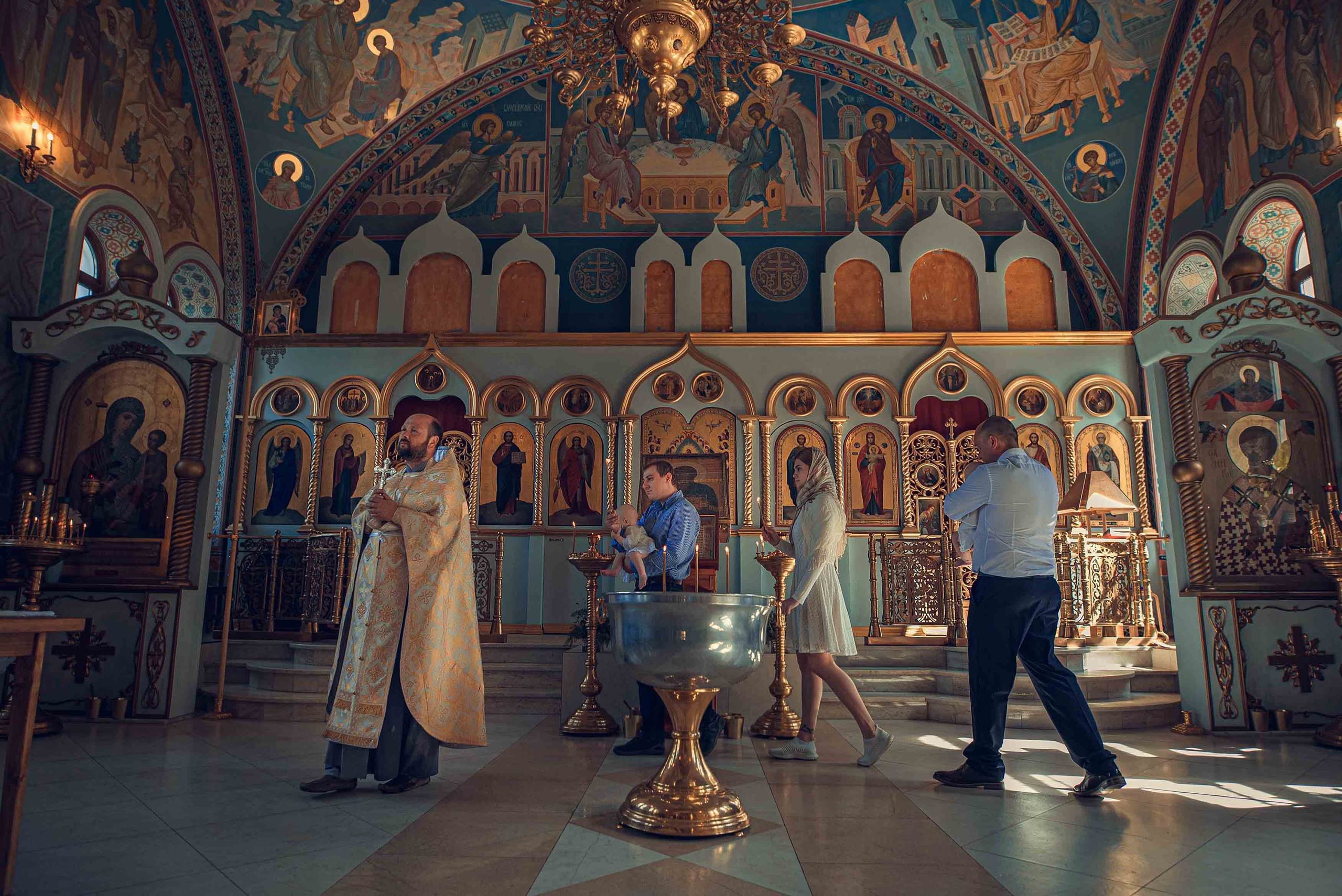 Таинство Крещения. Максим и Денис. Фотографии. Фотограф Стеценко Наталия. Одинцово, Москва, Московская область