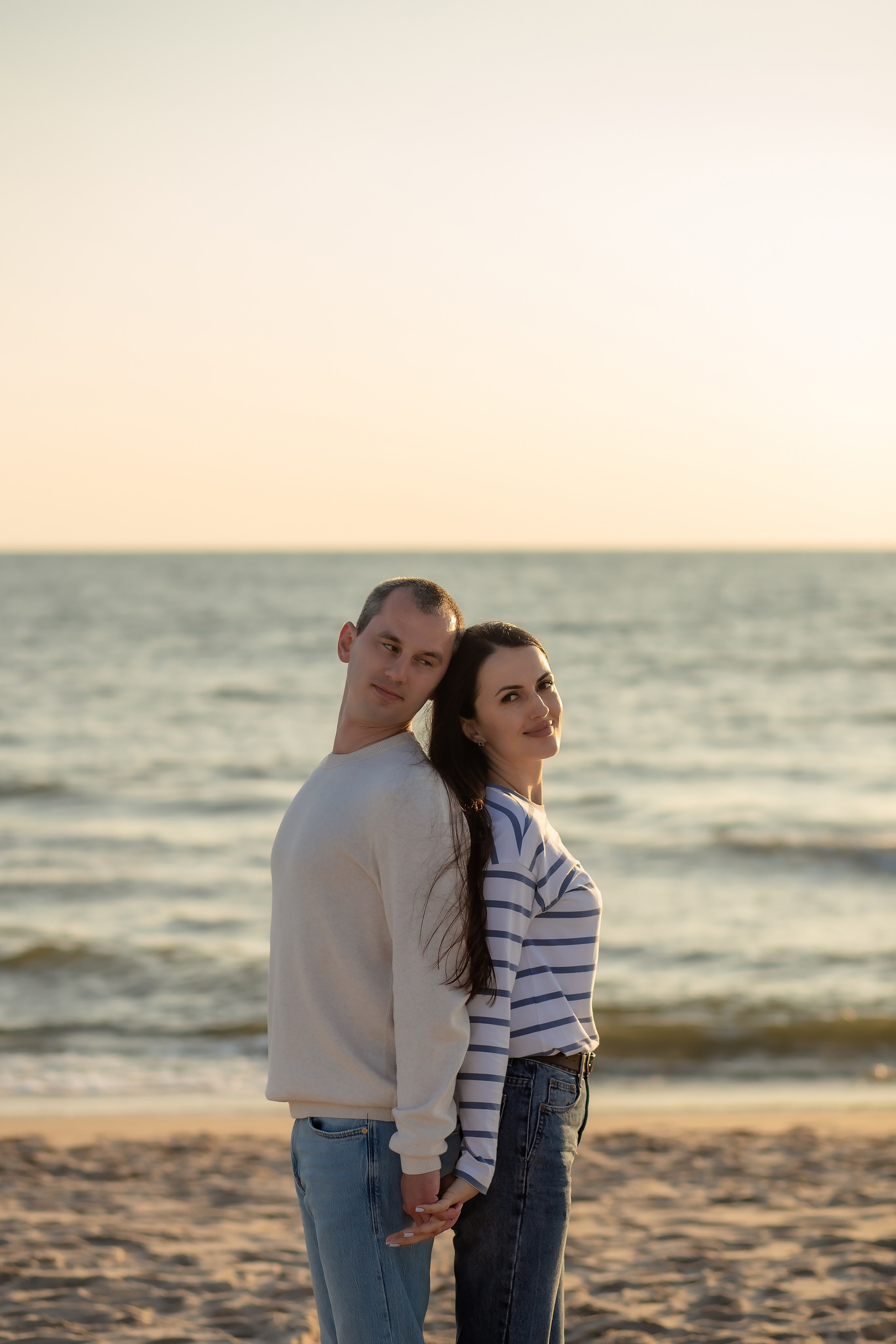 Павел и Татьяна. Закат в Янтарном. Фотограф в Калининграде Решетникова Алина