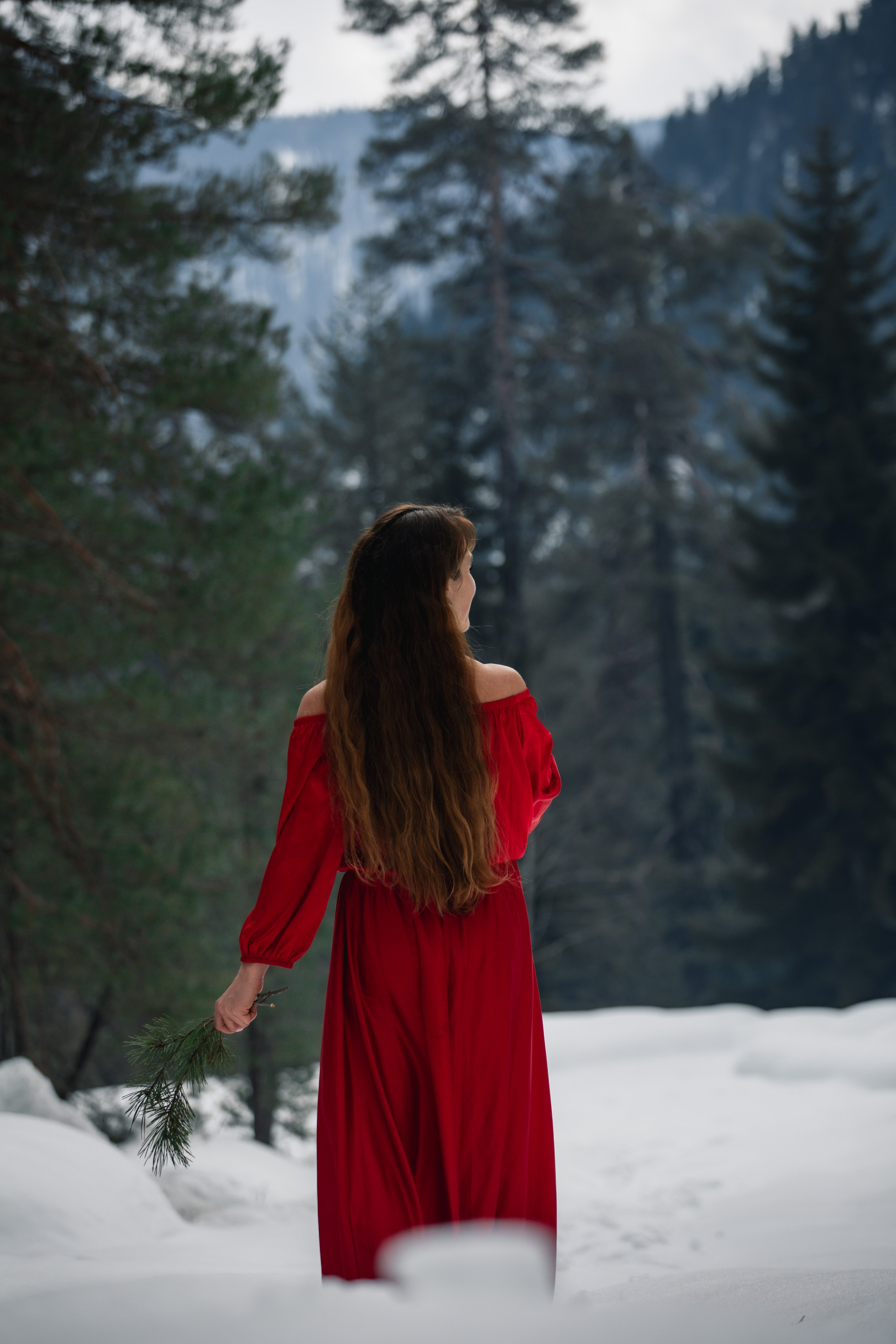 Red in snow. Photographer in Saint-Petersburg and Moscow Max Spector