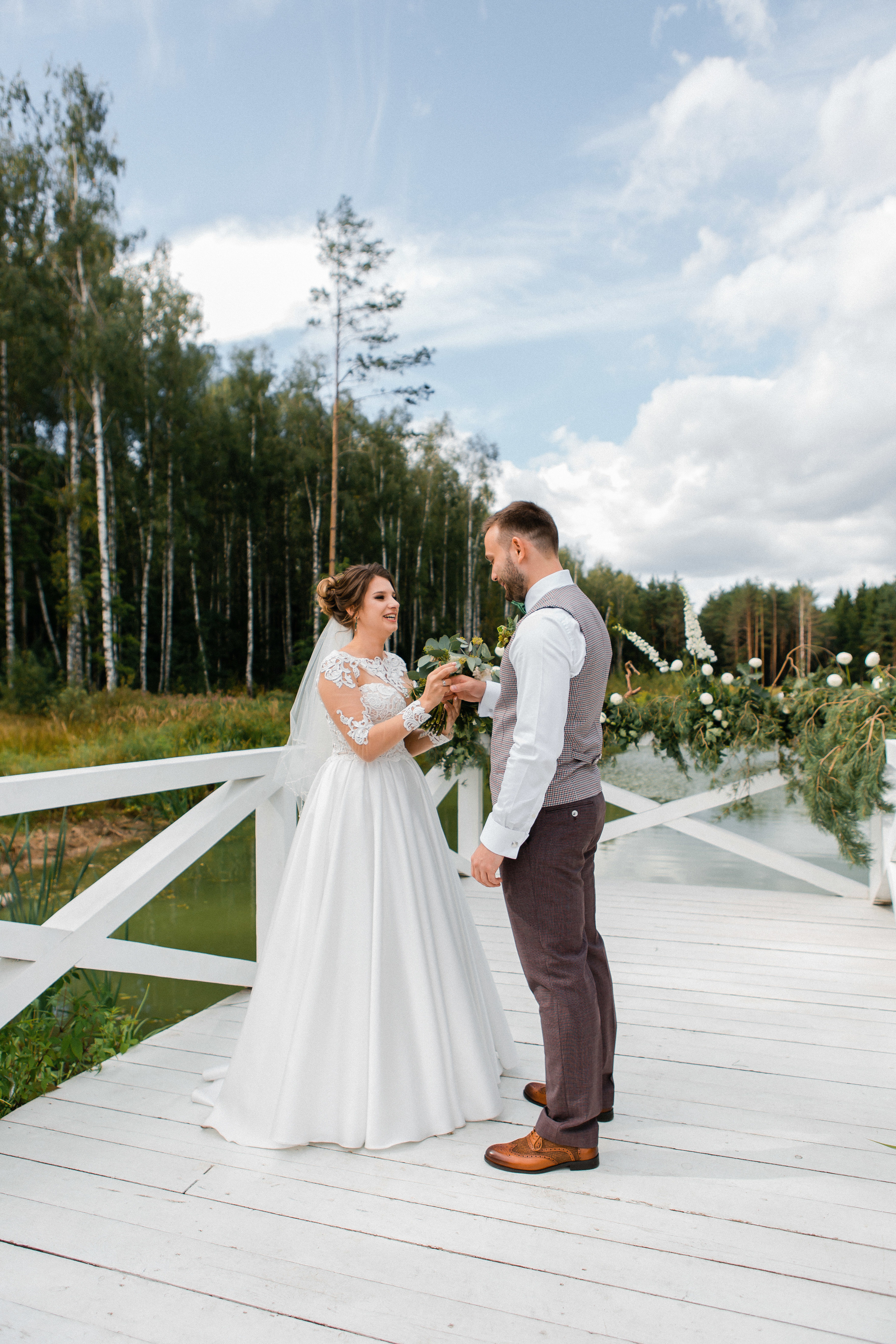 Анастасия и Федор. Усадьба «Домик у озера». Видеосъемка свадеб. Видеооператор на свадьбу в Москве