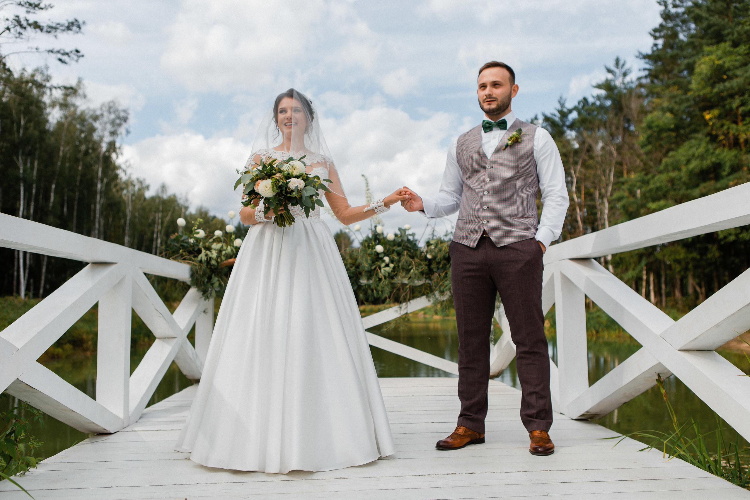 Анастасия и Федор. Усадьба «Домик у озера». Видеосъемка свадеб. Видеооператор на свадьбу в Москве