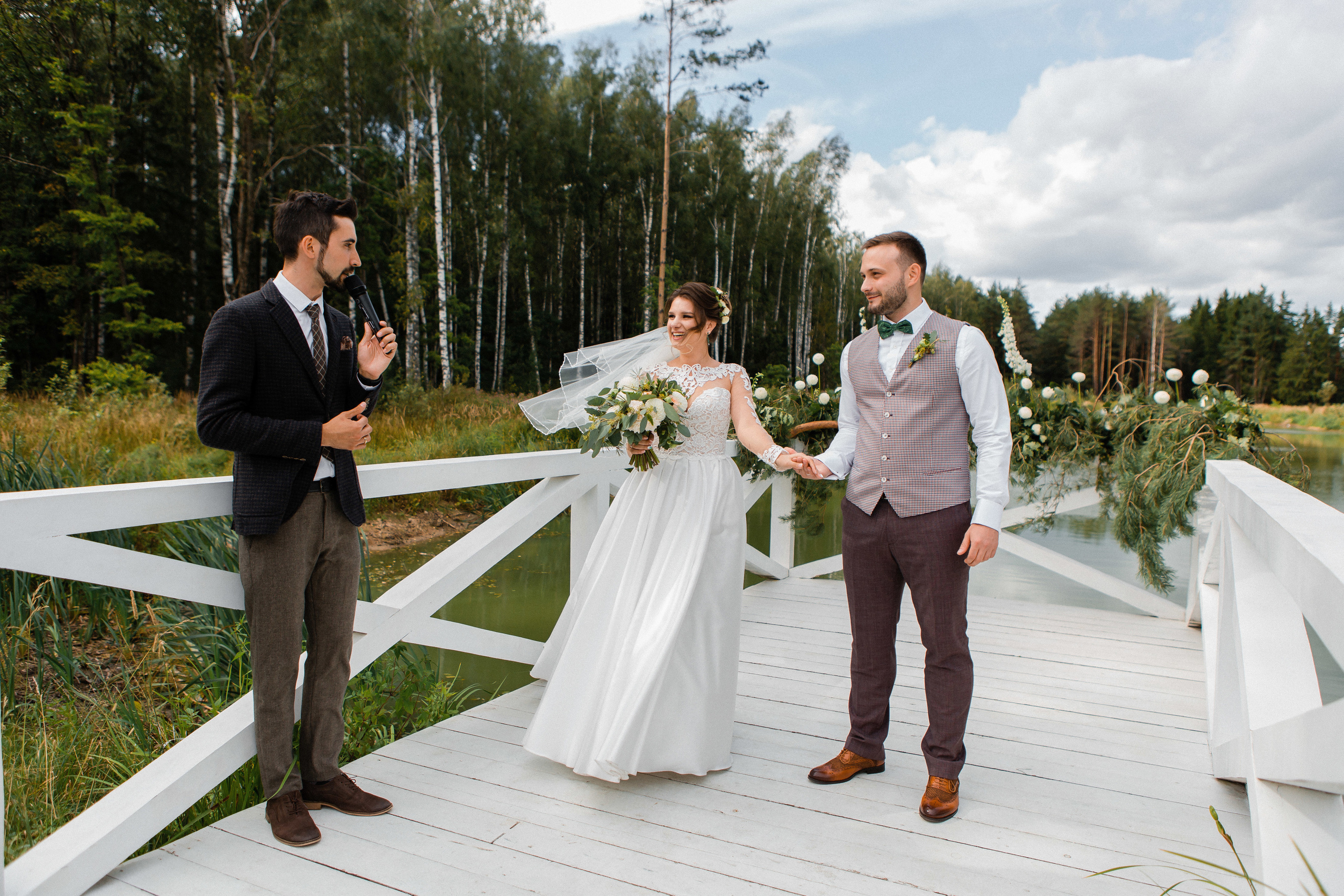 Анастасия и Федор. Усадьба «Домик у озера». Видеосъемка свадеб. Видеооператор на свадьбу в Москве