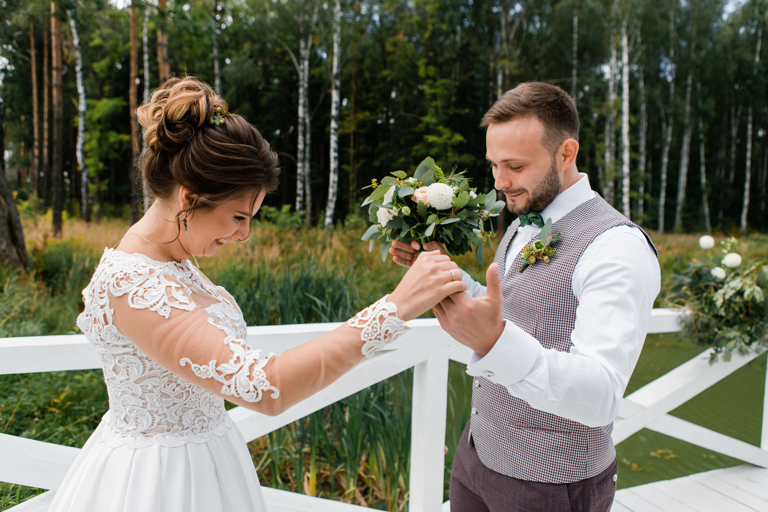Анастасия и Федор. Усадьба «Домик у озера». Видеосъемка свадеб. Видеооператор на свадьбу в Москве