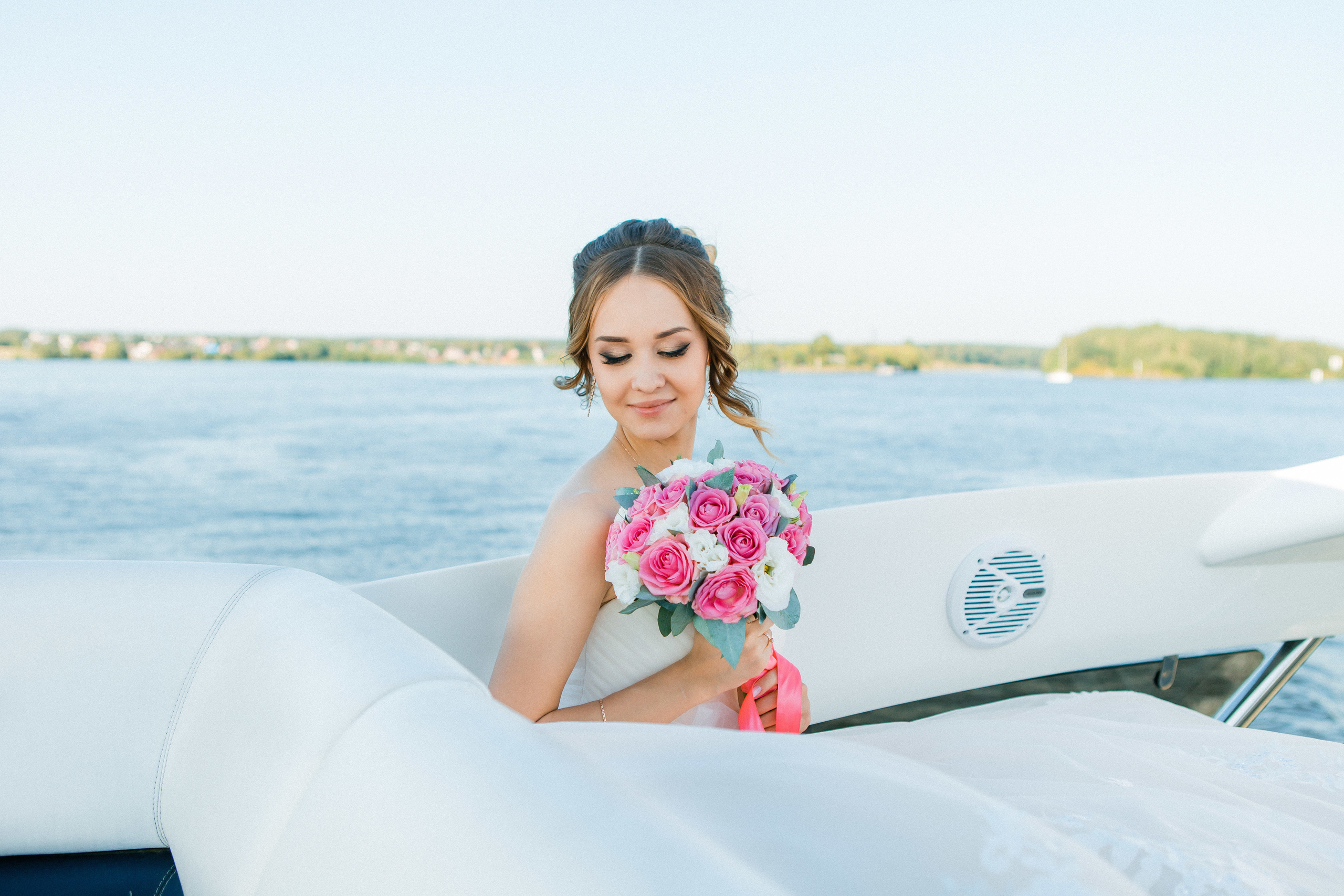 Татьяна и Сергей. Яхт-клуб «Адмирал». Видеосъемка свадеб. Видеооператор на свадьбу в Москве