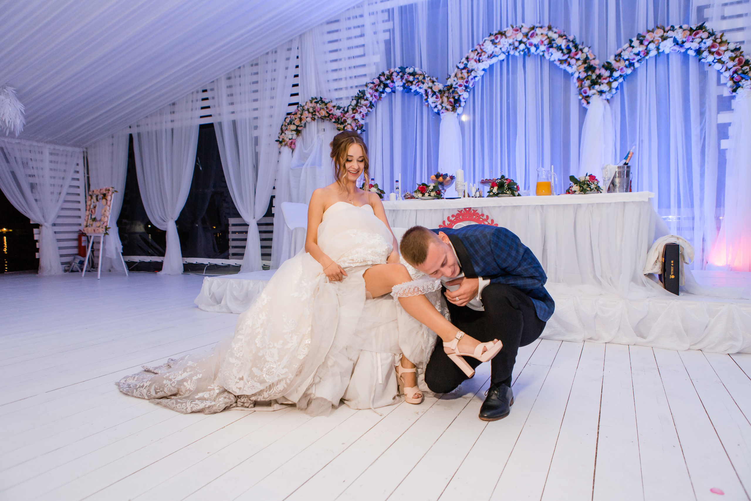 Татьяна и Сергей. Яхт-клуб «Адмирал». Видеосъемка свадеб. Видеооператор на свадьбу в Москве