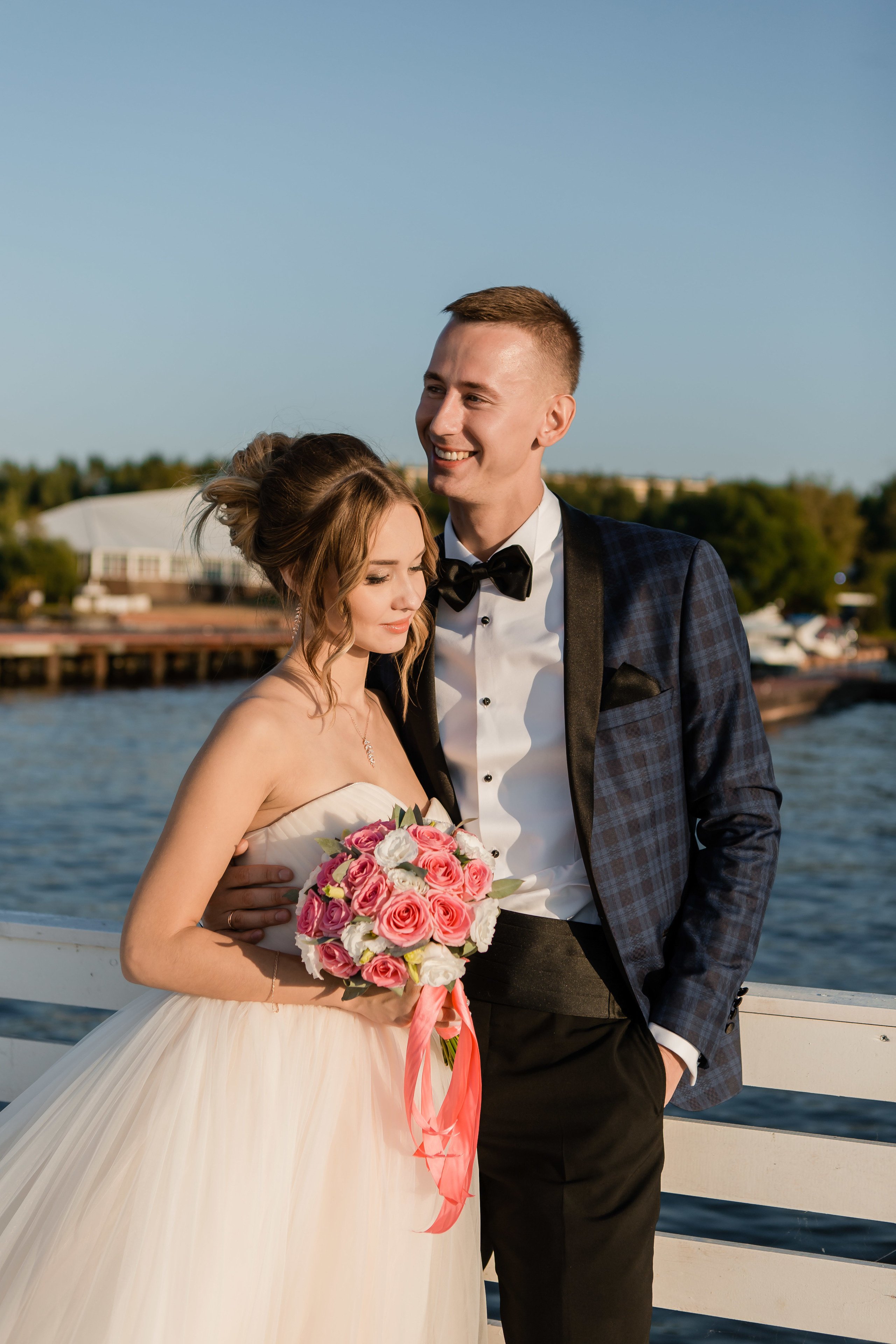 Татьяна и Сергей. Яхт-клуб «Адмирал». Видеосъемка свадеб. Видеооператор на свадьбу в Москве