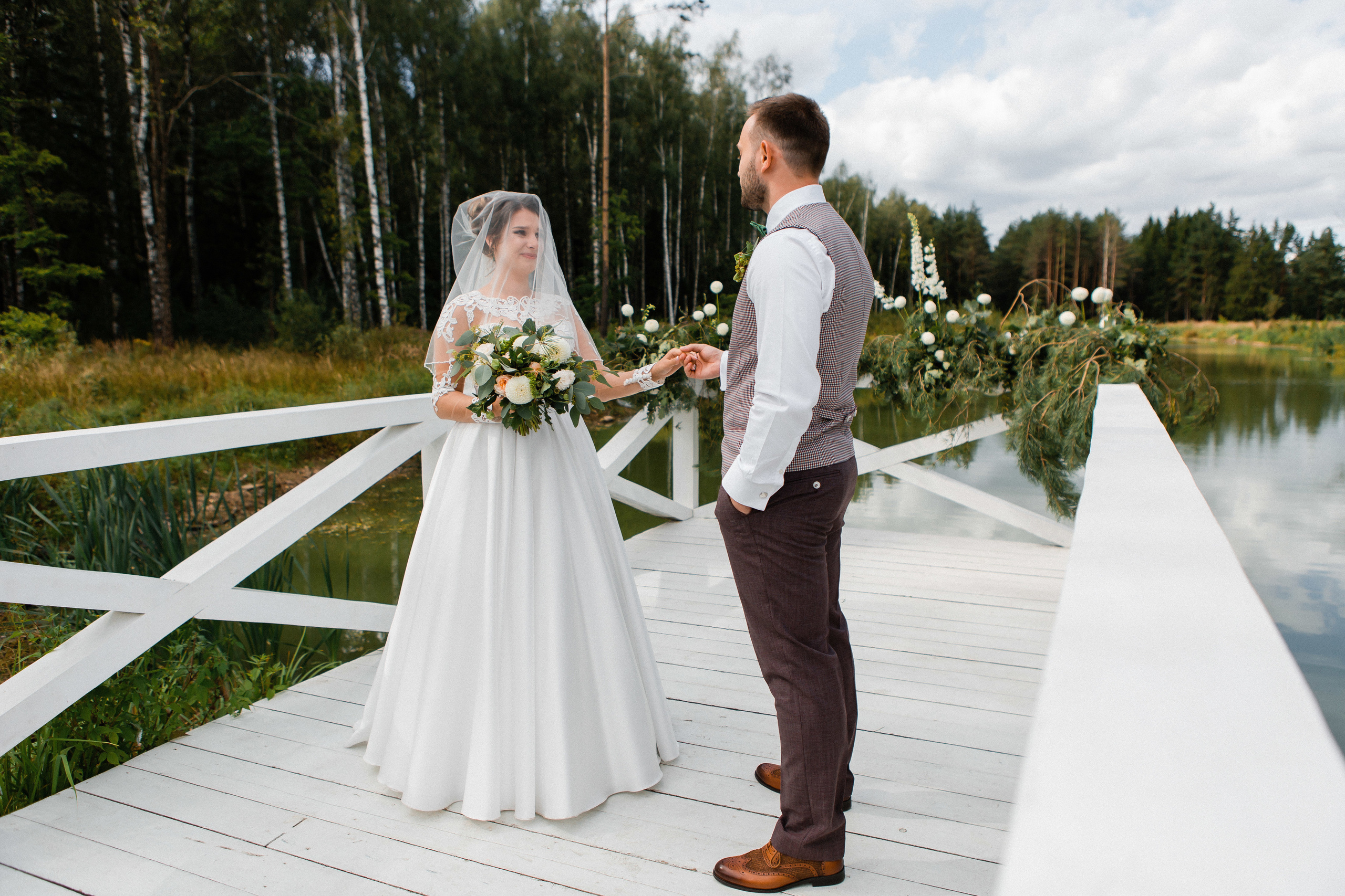 Анастасия и Федор. Усадьба «Домик у озера». Видеосъемка свадеб. Видеооператор на свадьбу в Москве