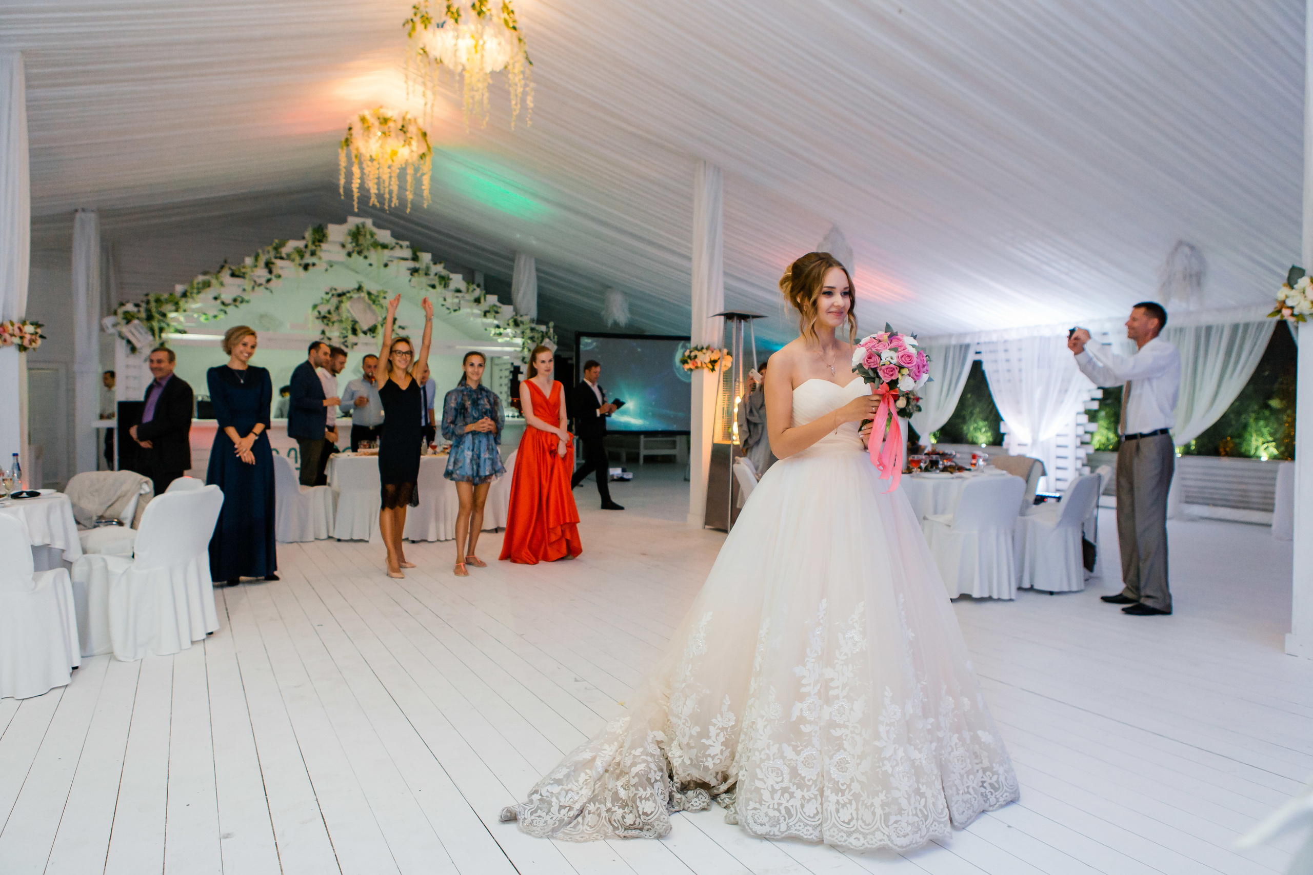 Татьяна и Сергей. Яхт-клуб «Адмирал». Видеосъемка свадеб. Видеооператор на свадьбу в Москве